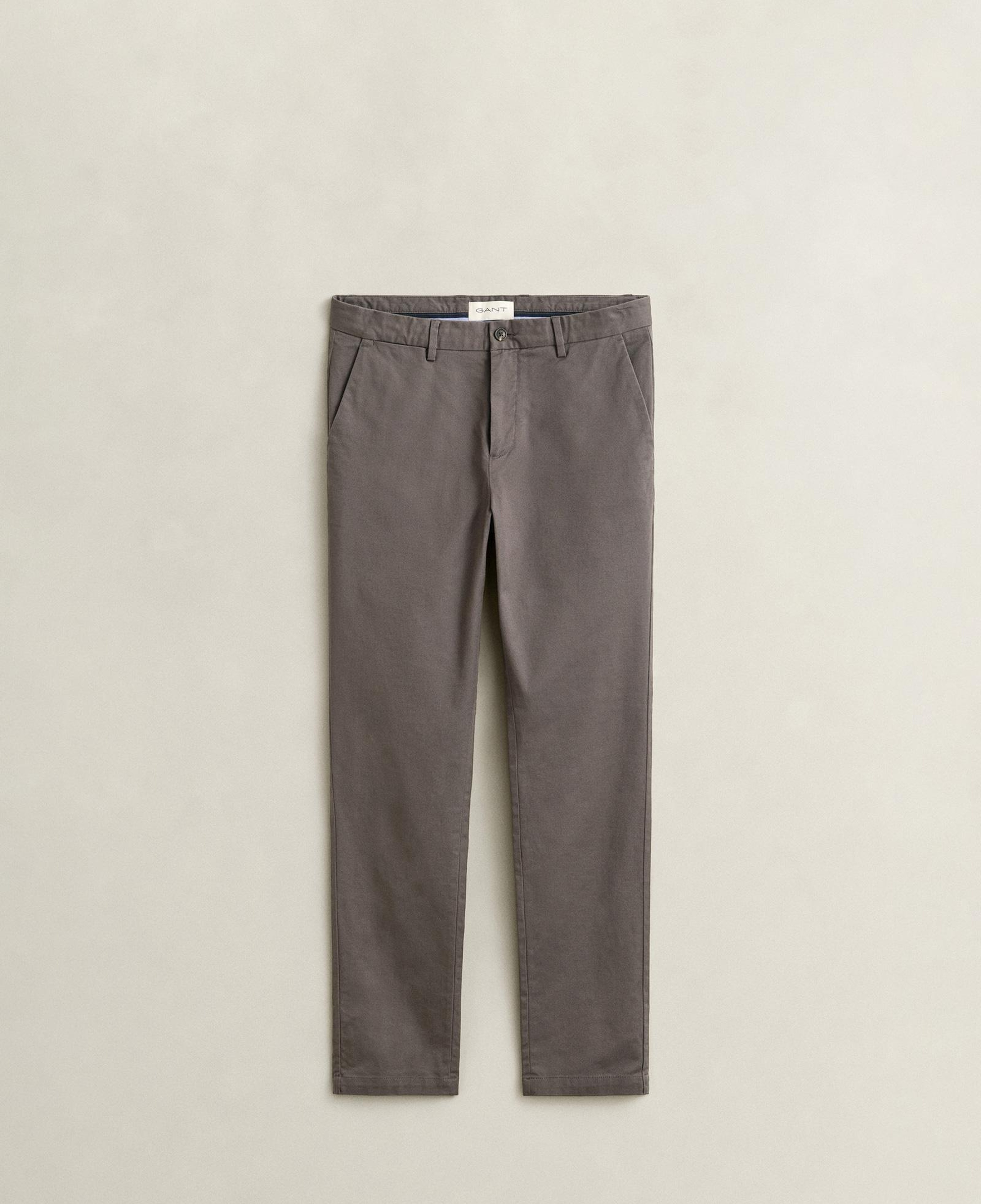 GANT Erkek Gri Slim Fit Chino Pantolon