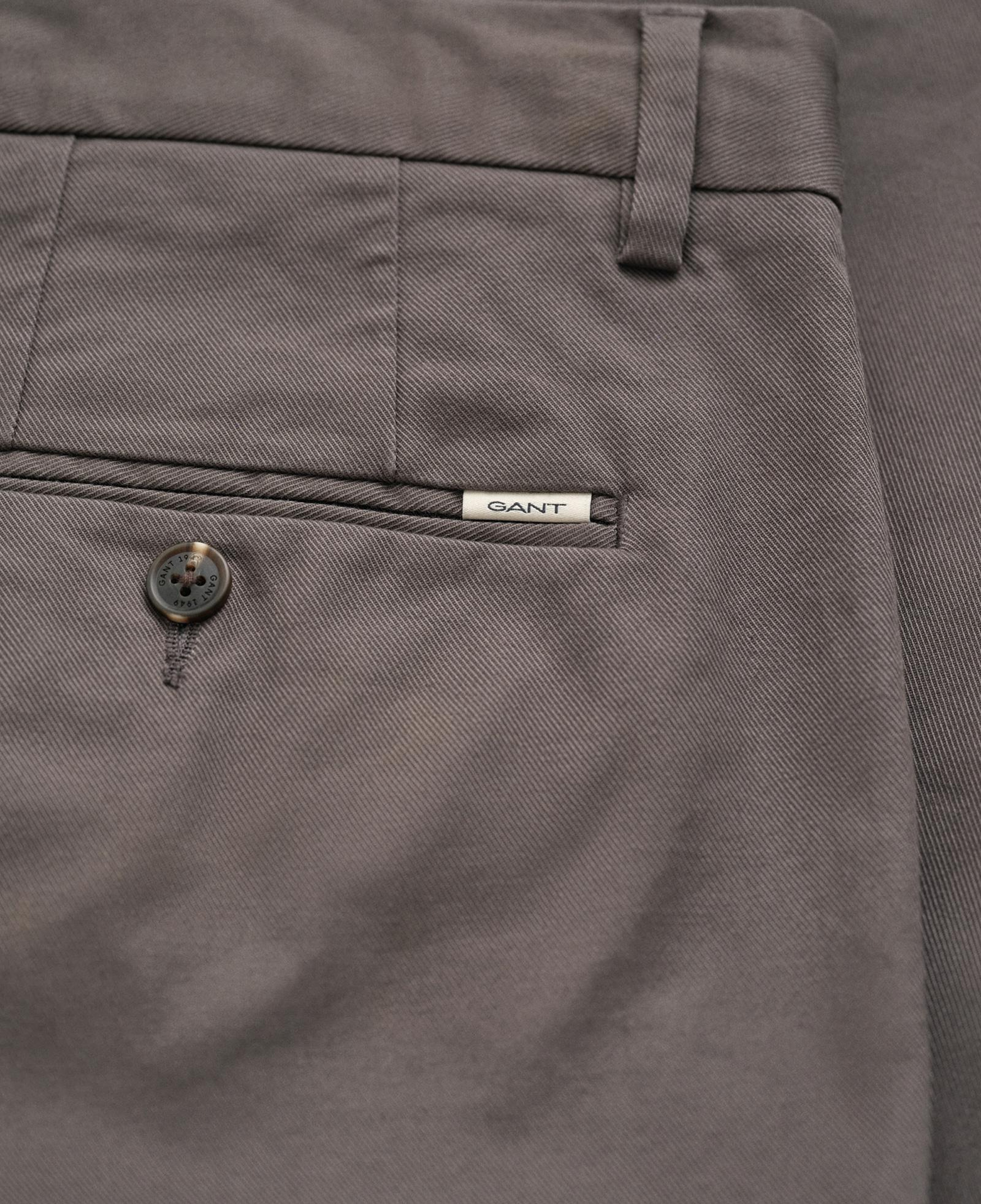 GANT Erkek Gri Slim Fit Chino Pantolon
