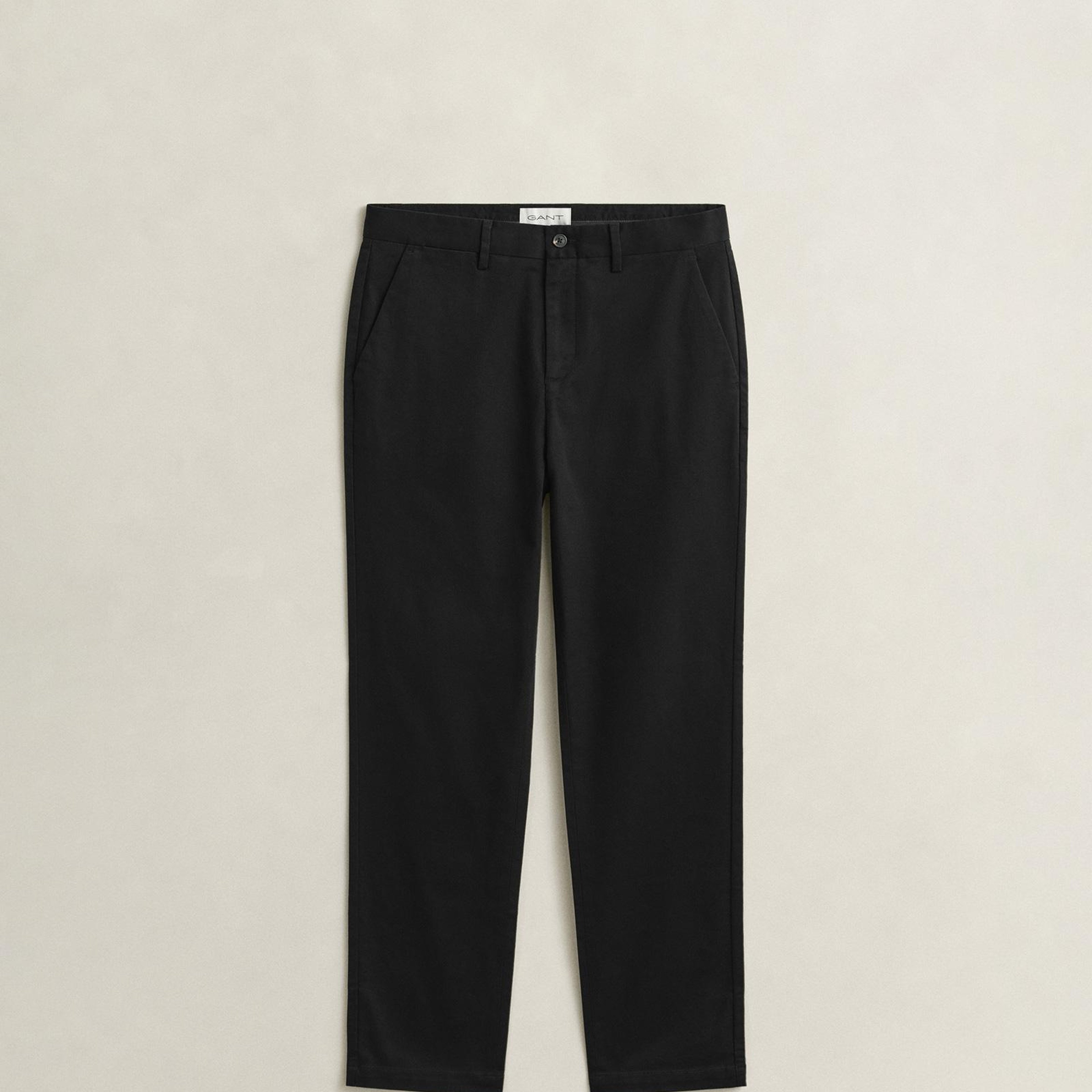 GANT Erkek Siyah Regular Fit Chino Pantolon
