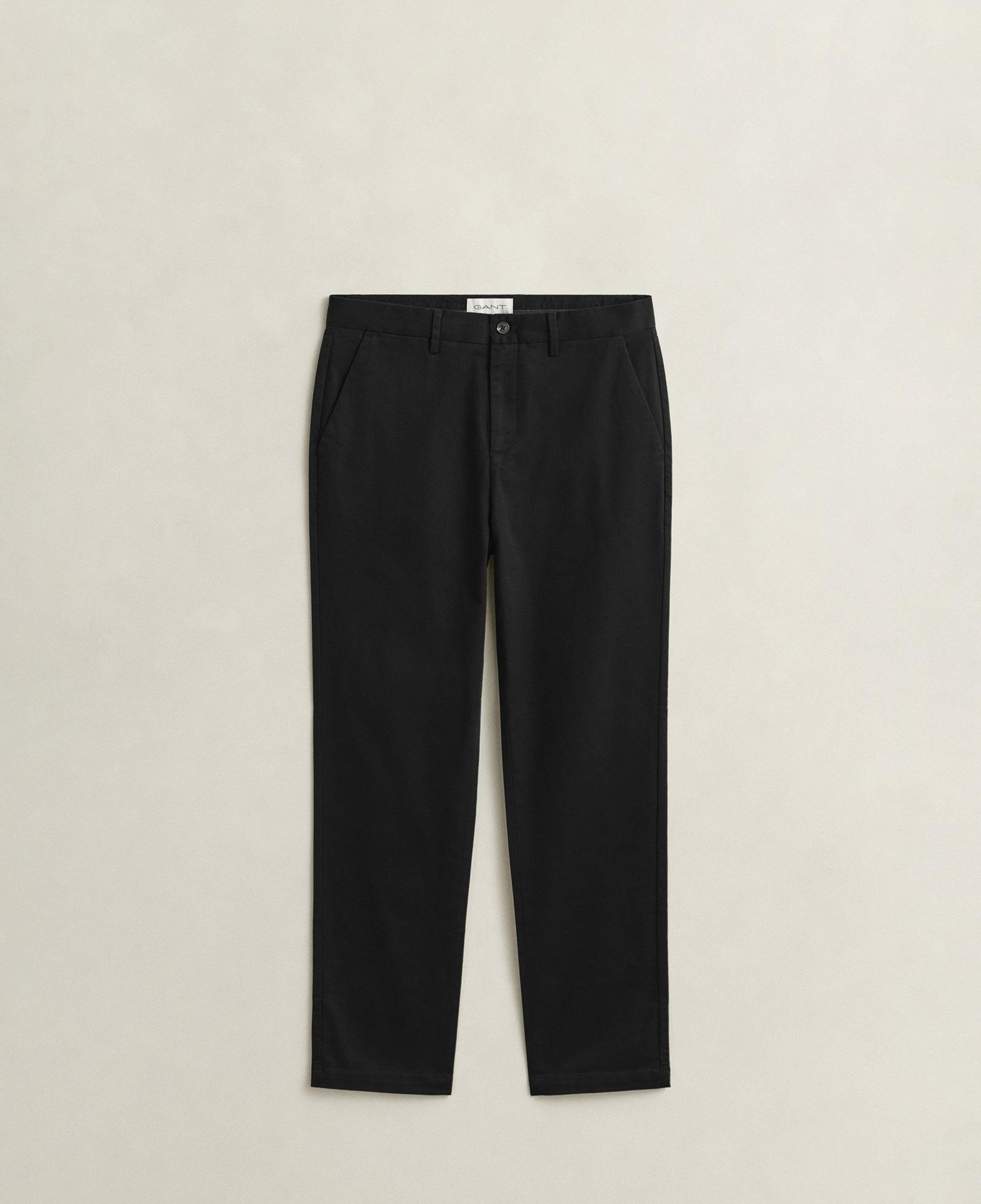 GANT Erkek Siyah Regular Fit Chino Pantolon