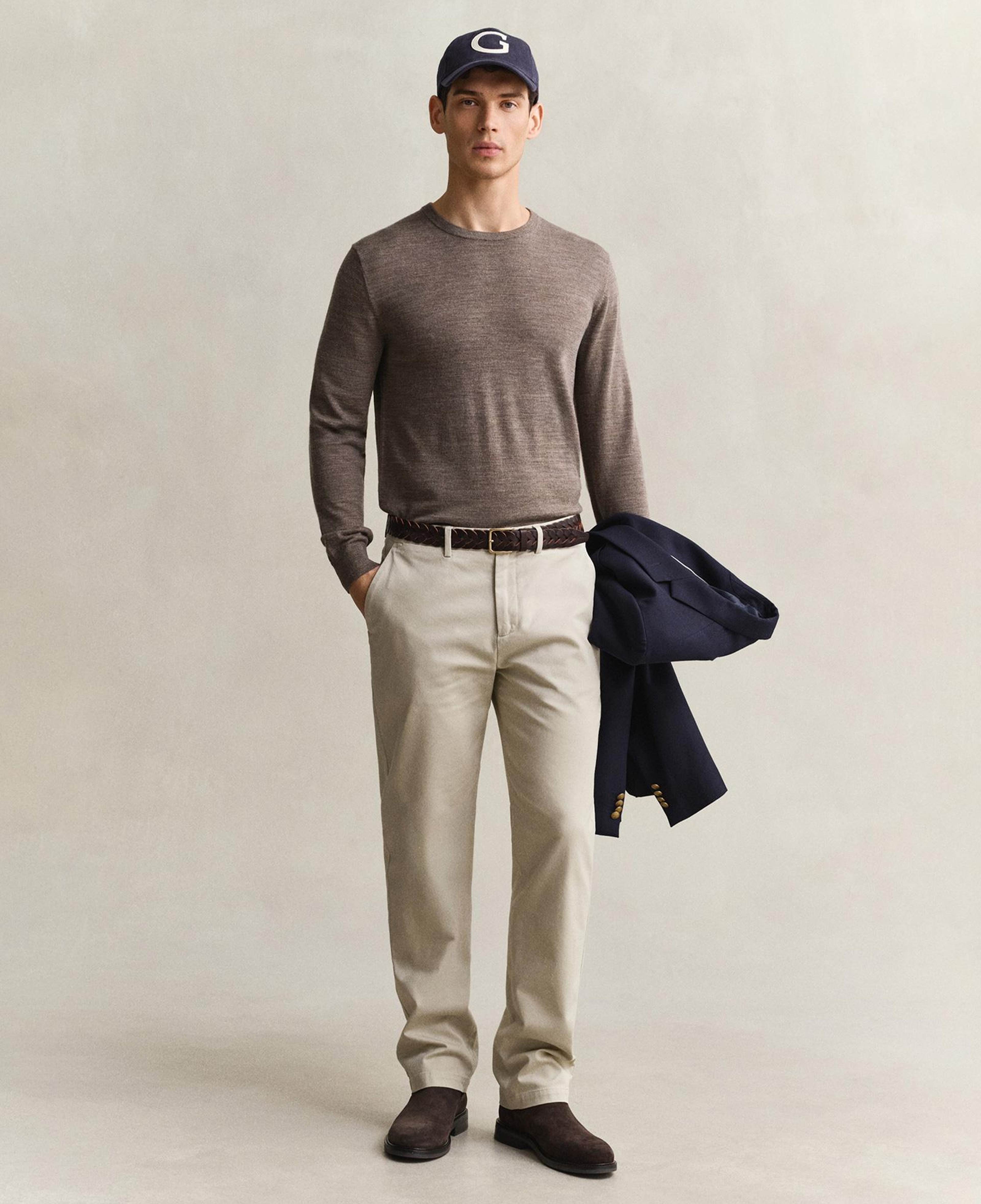 GANT Erkek Bej Regular Fit Chino Pantolon