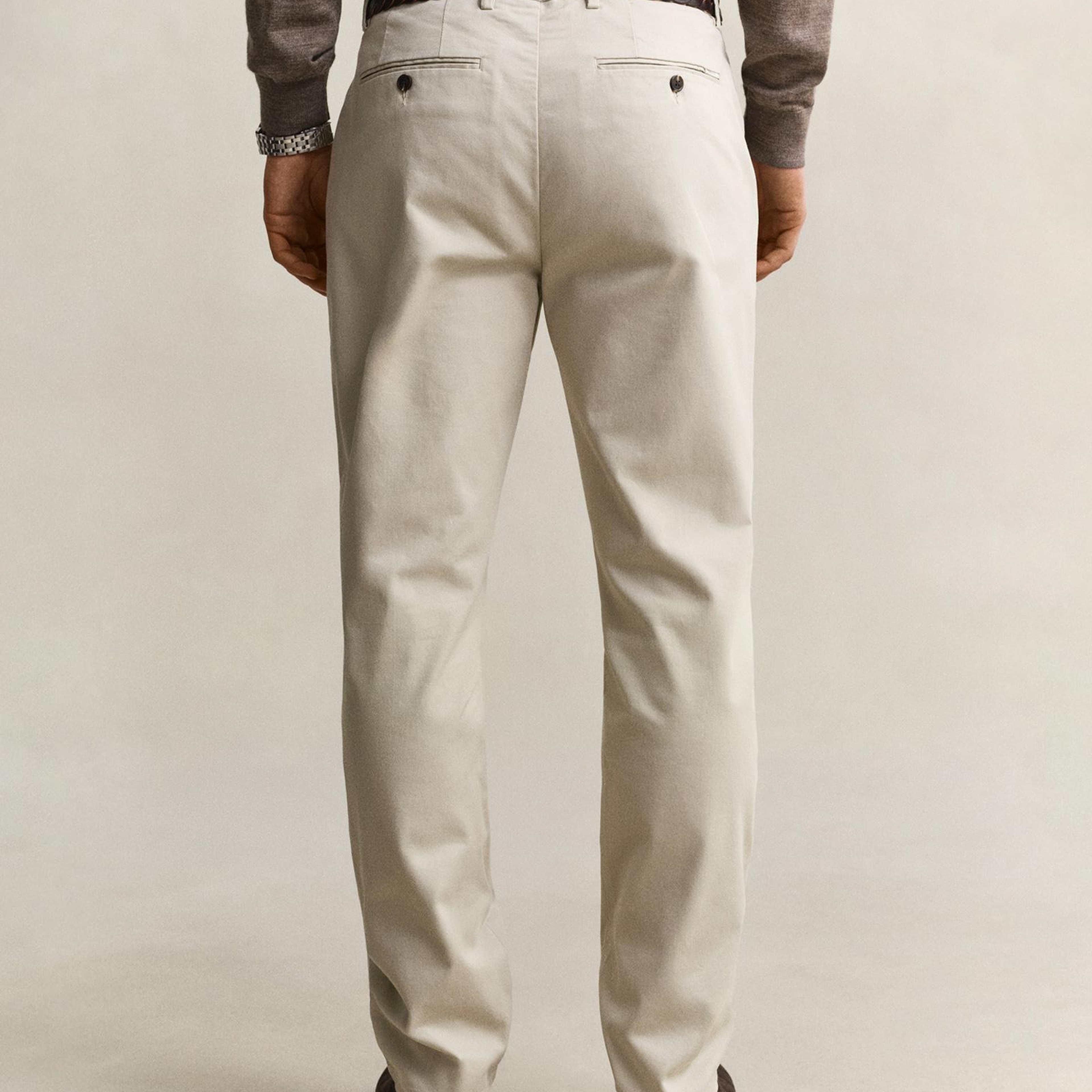 GANT Erkek Bej Regular Fit Chino Pantolon