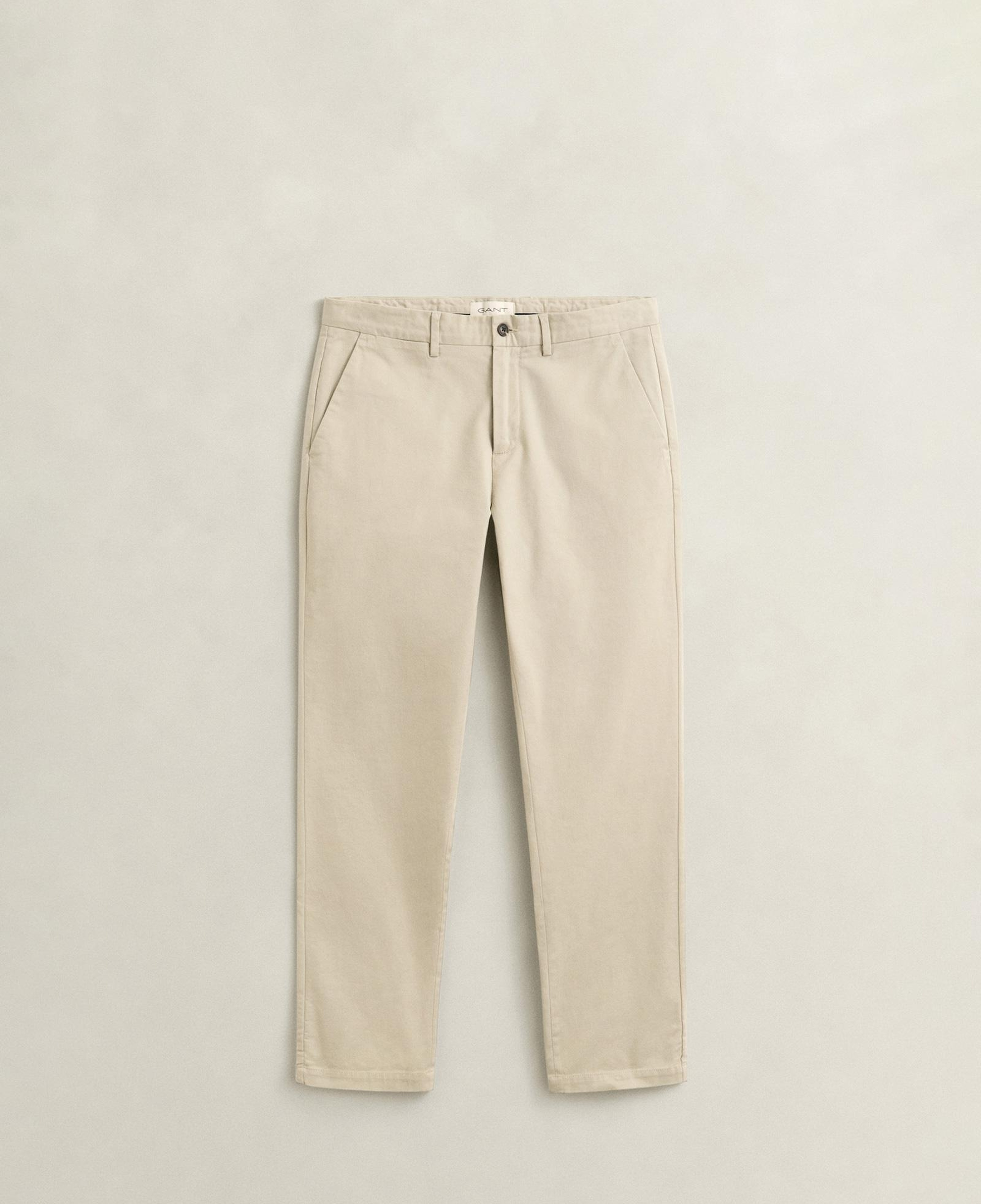 GANT Erkek Bej Regular Fit Chino Pantolon
