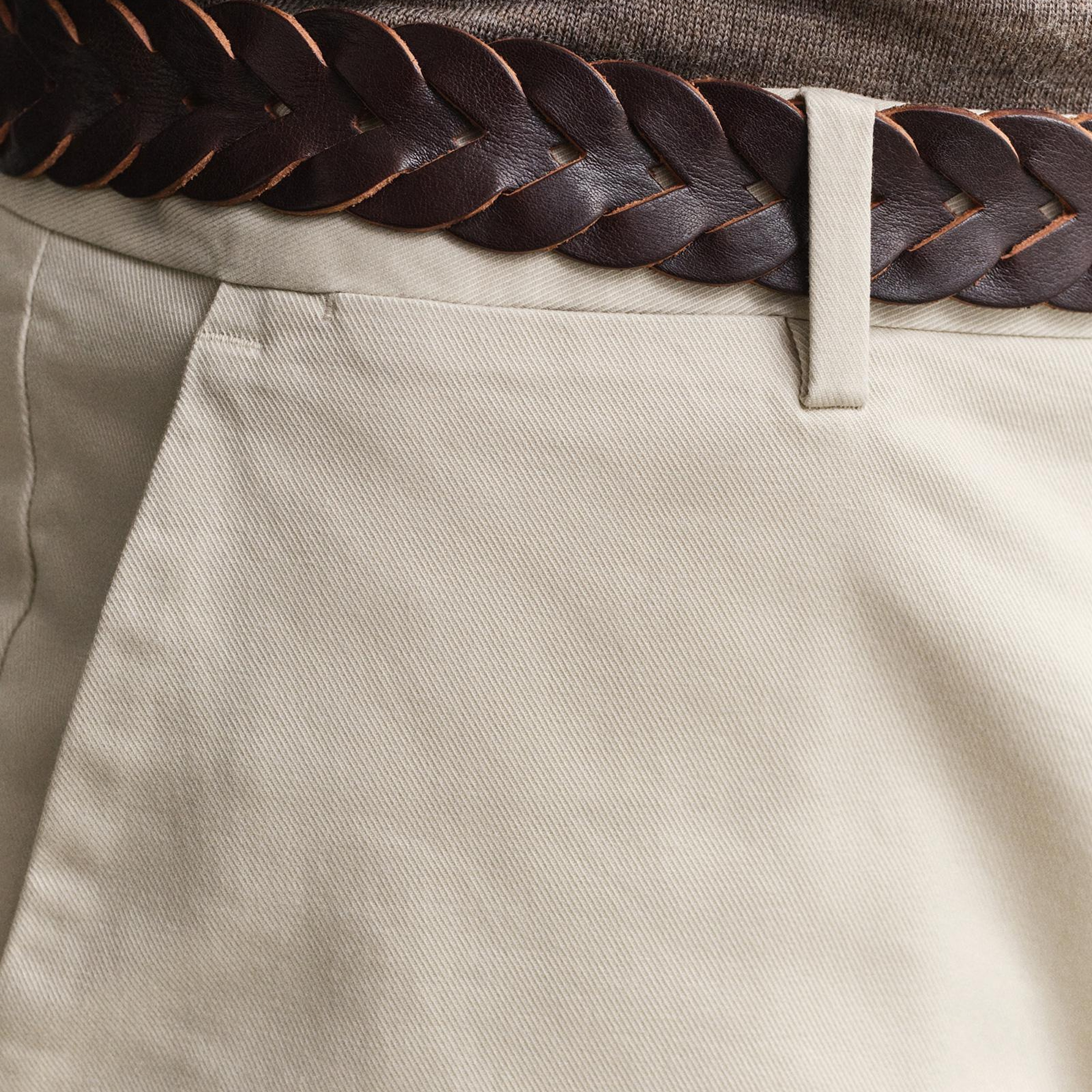 GANT Erkek Bej Regular Fit Chino Pantolon