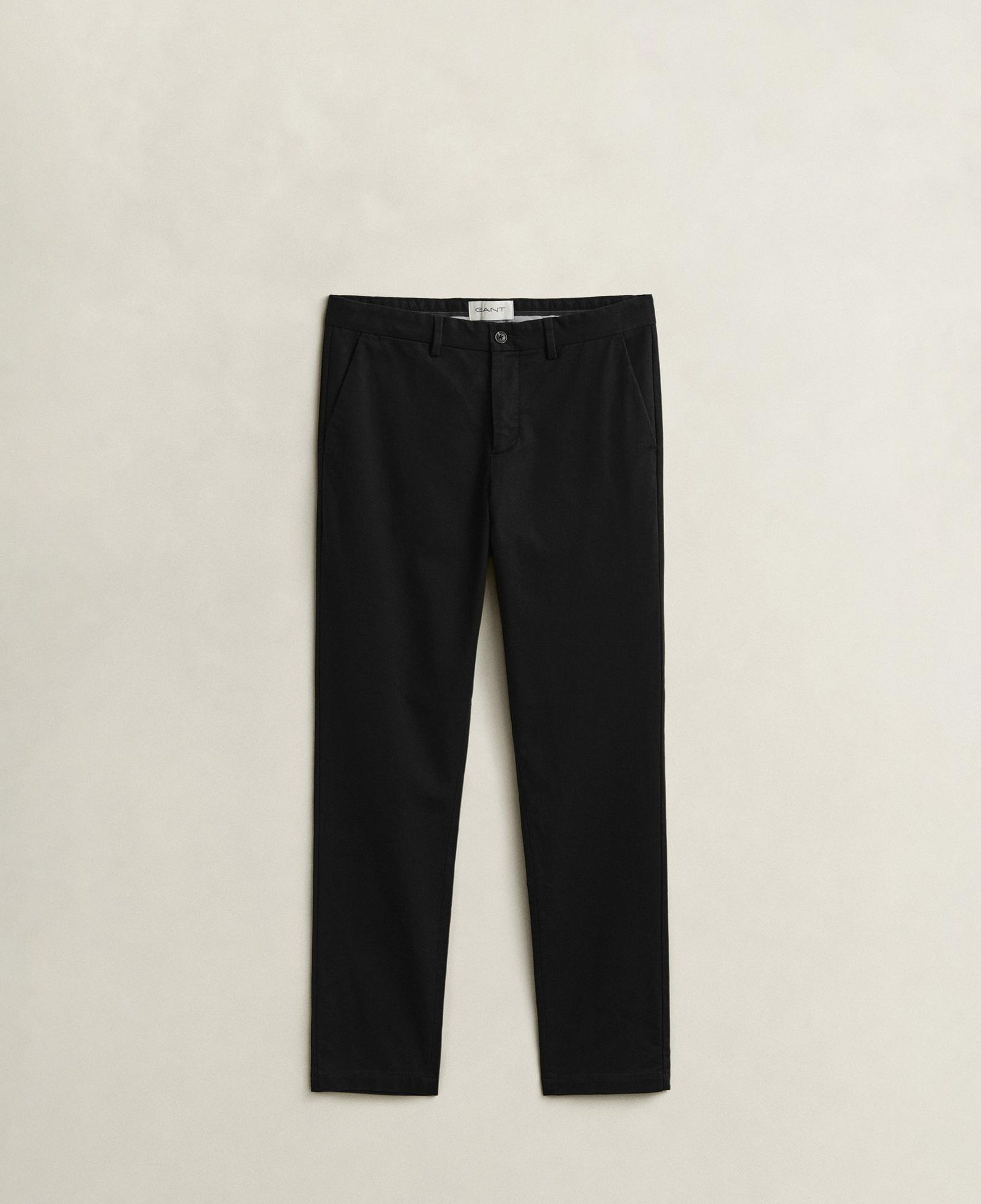 GANT Erkek Siyah Slim Fit Chino Pantolon