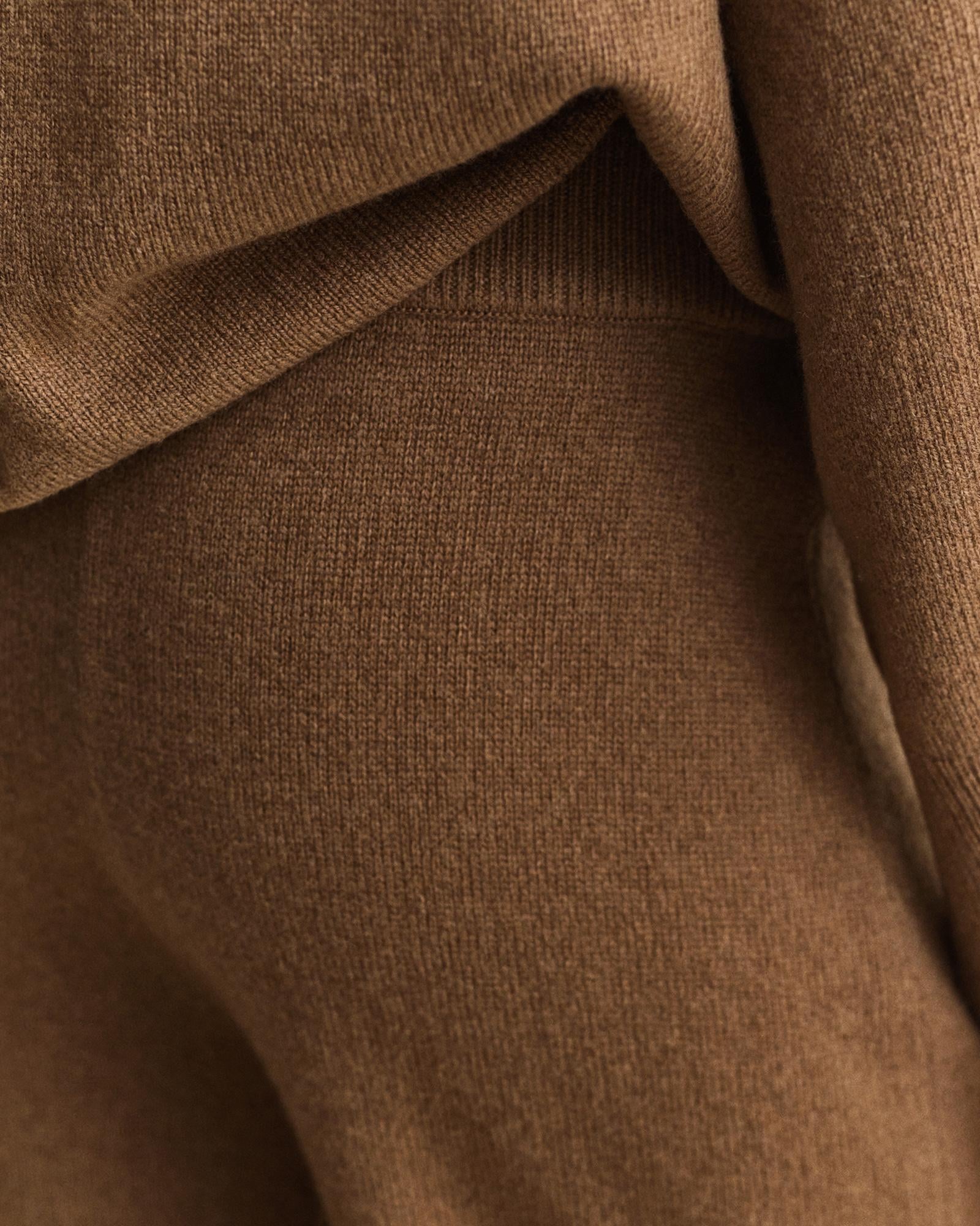 GANT Kadın Kahverengi Straight Fit Pantolon