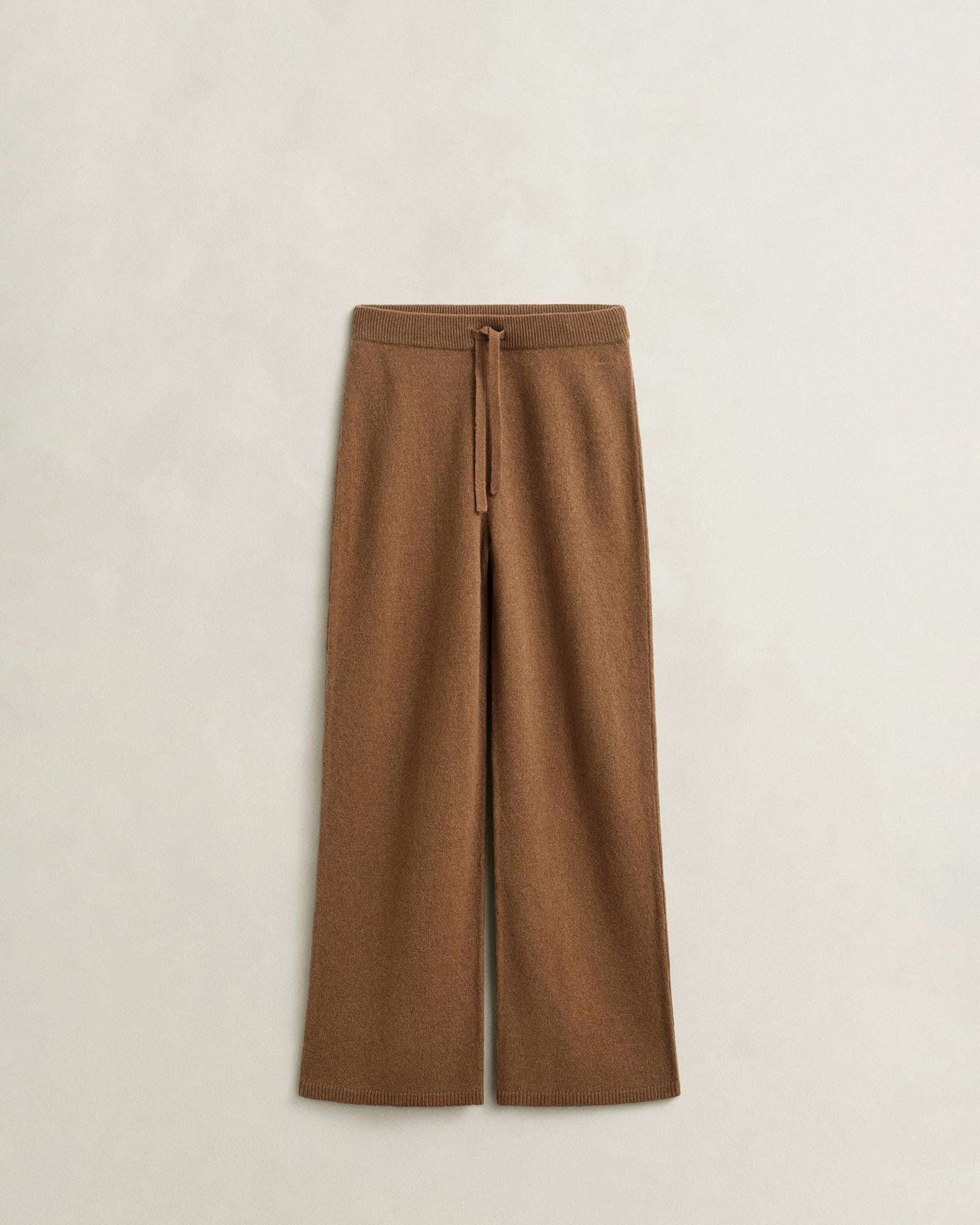 GANT Kadın Kahverengi Straight Fit Pantolon
