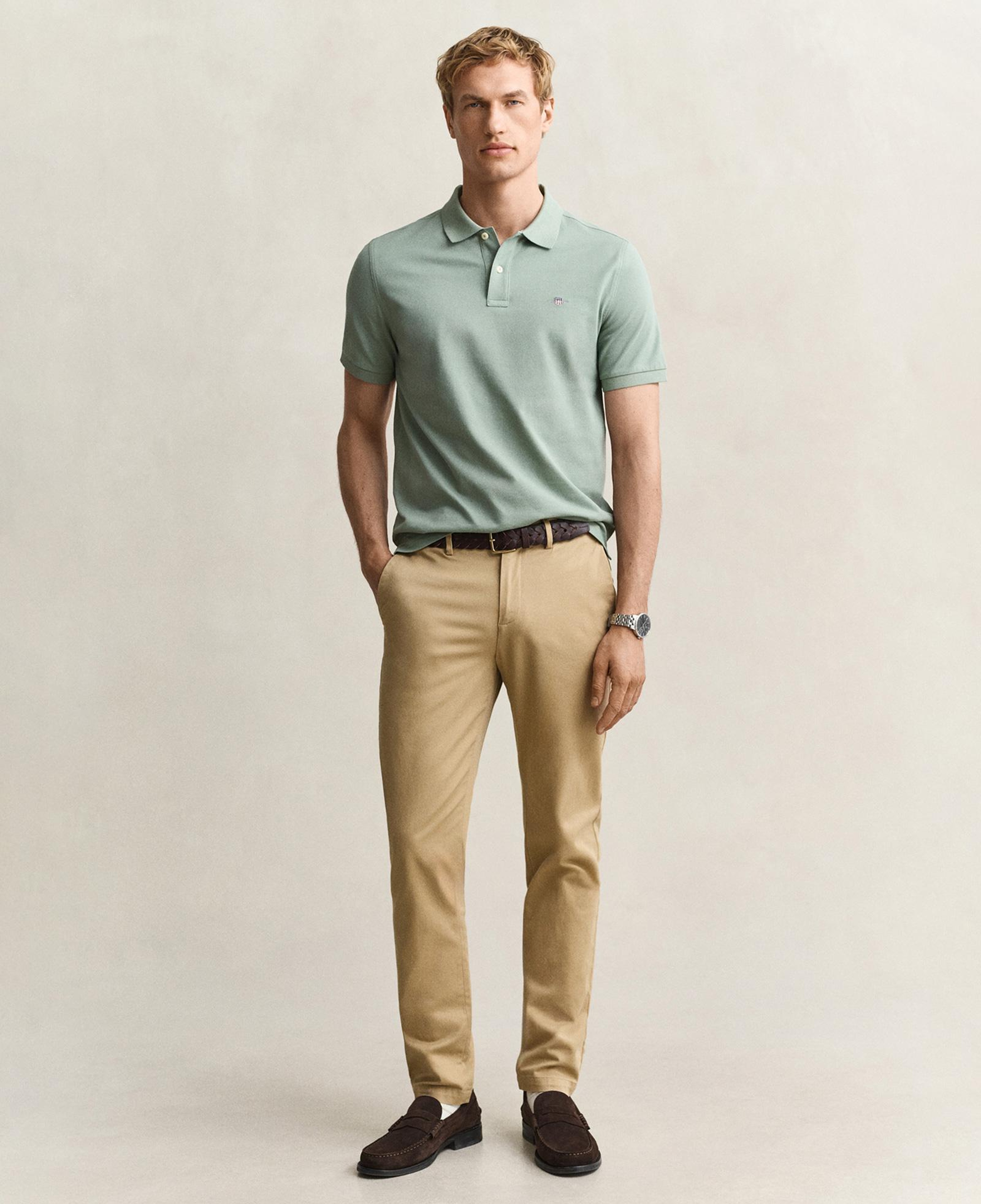 GANT Erkek Bej Slim Fit Chino Pantolon
