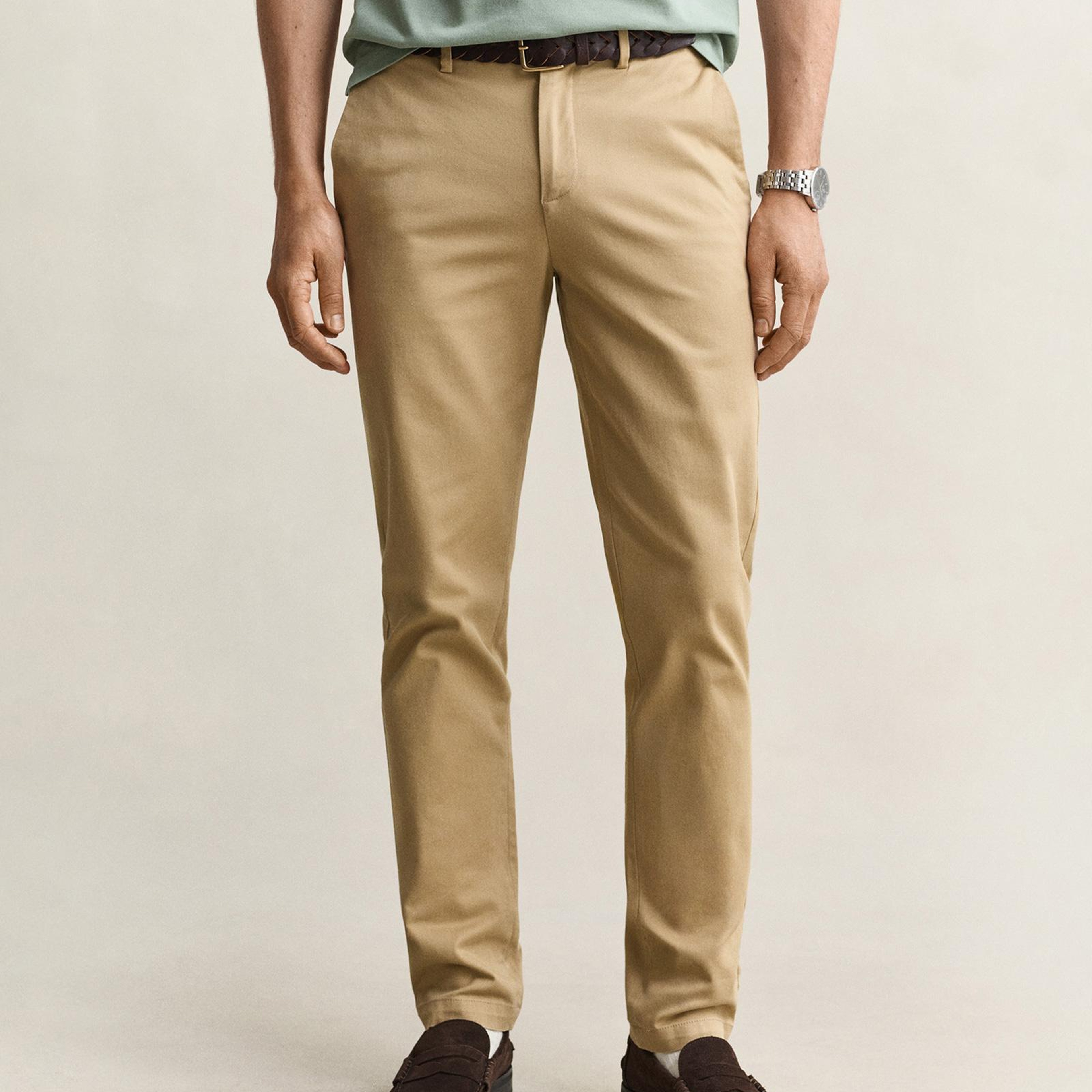GANT Erkek Bej Slim Fit Chino Pantolon