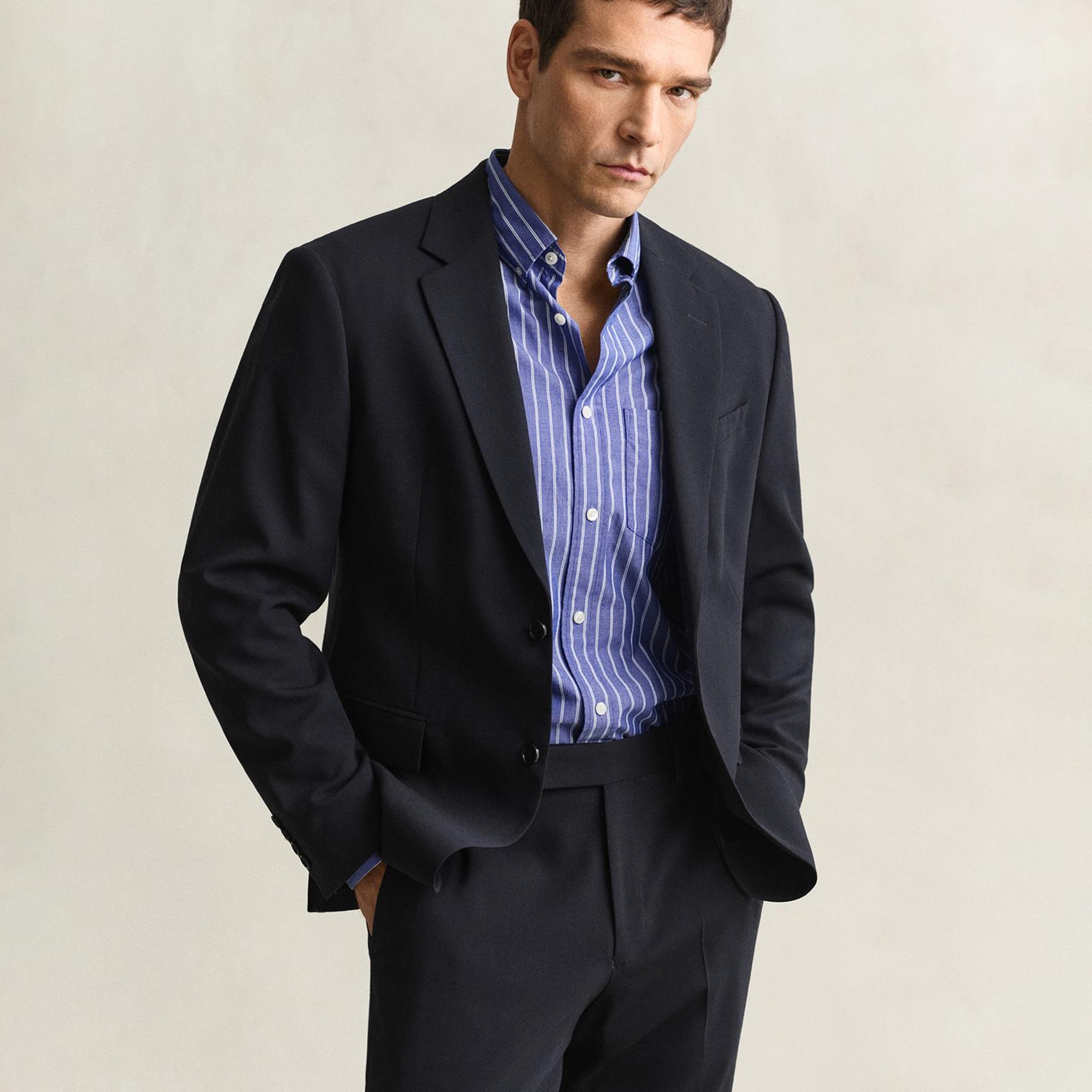 GANT Erkek Lacivert Regular Fit Ceket