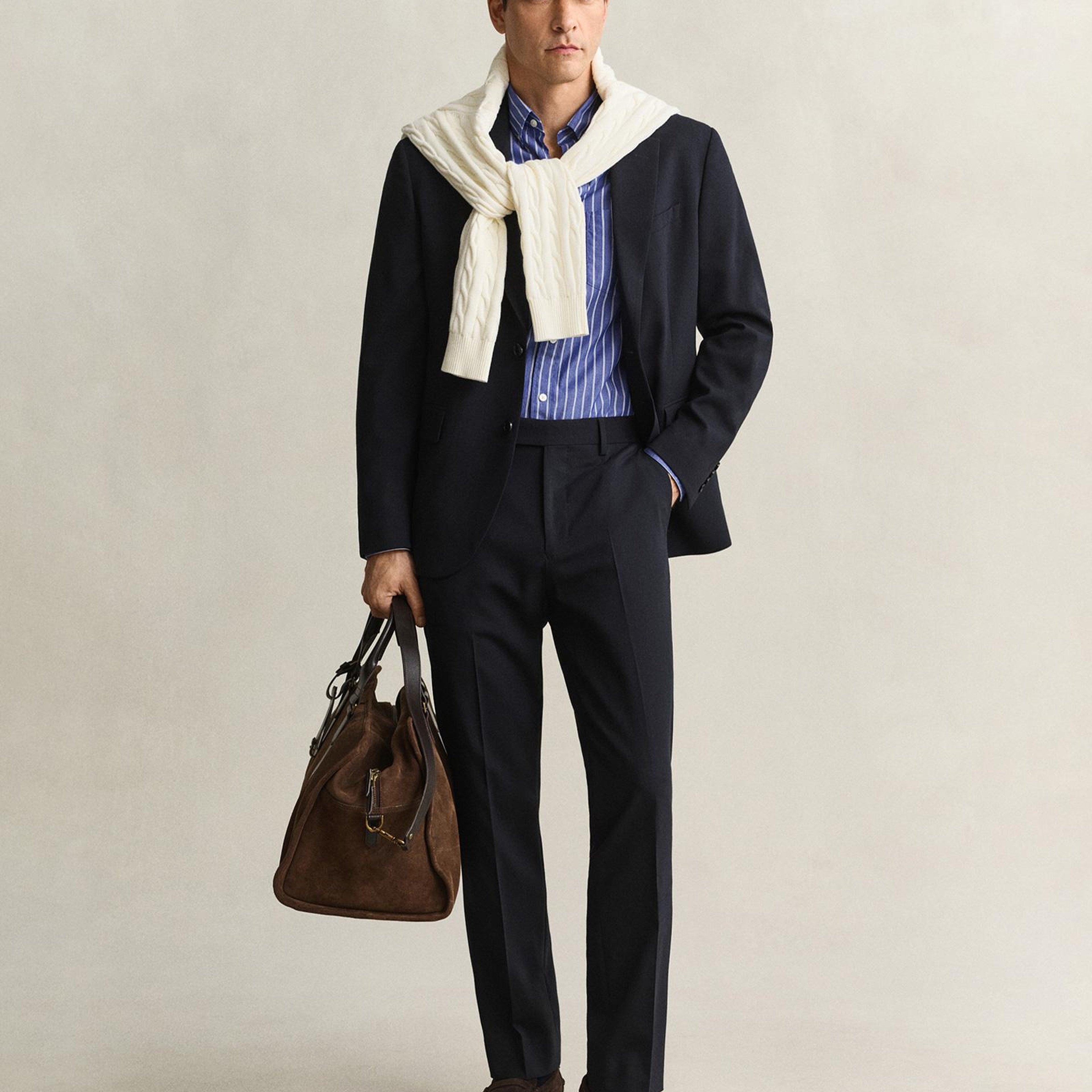 GANT Erkek Lacivert Regular Fit Ceket