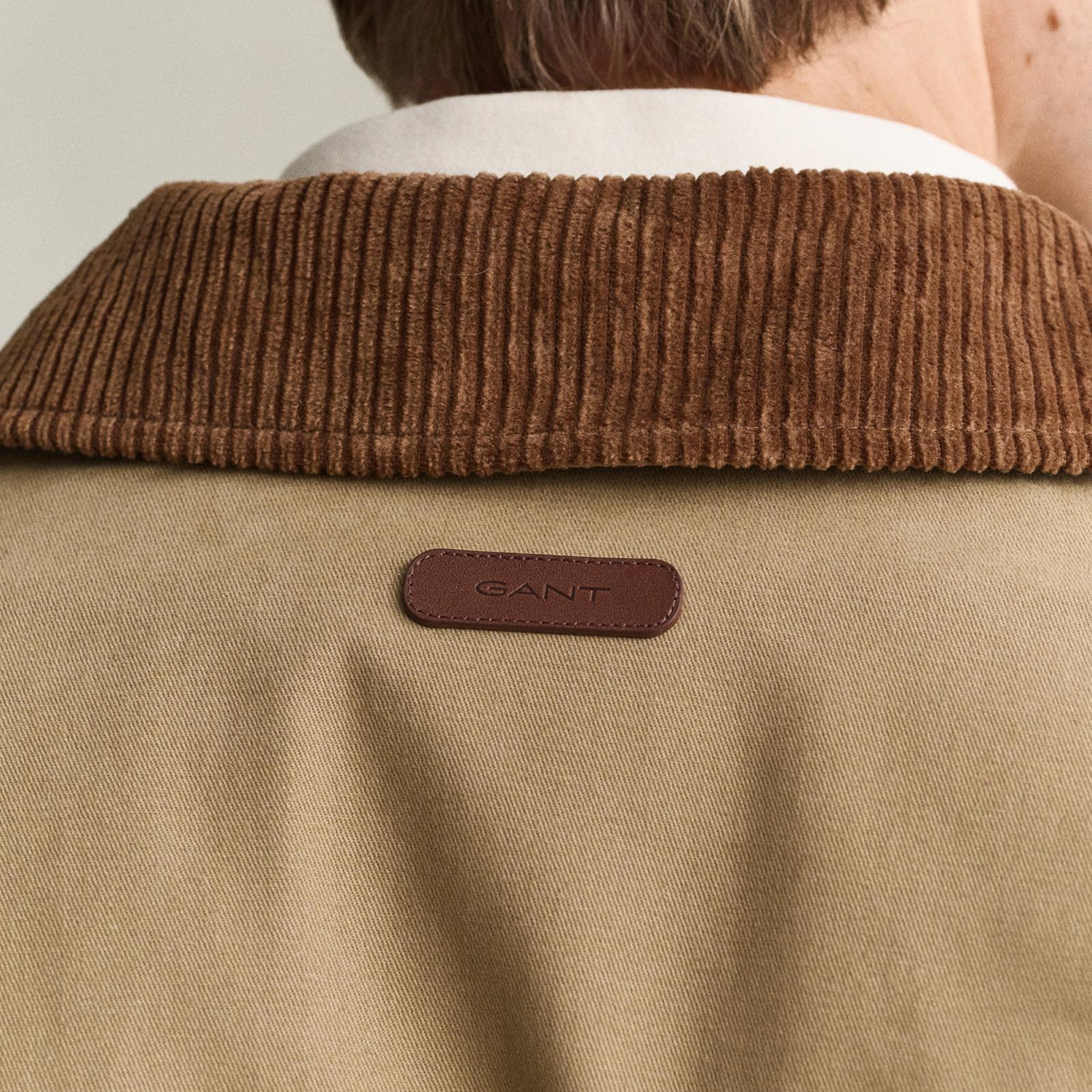 GANT Erkek Bej Fermuarlı Ceket