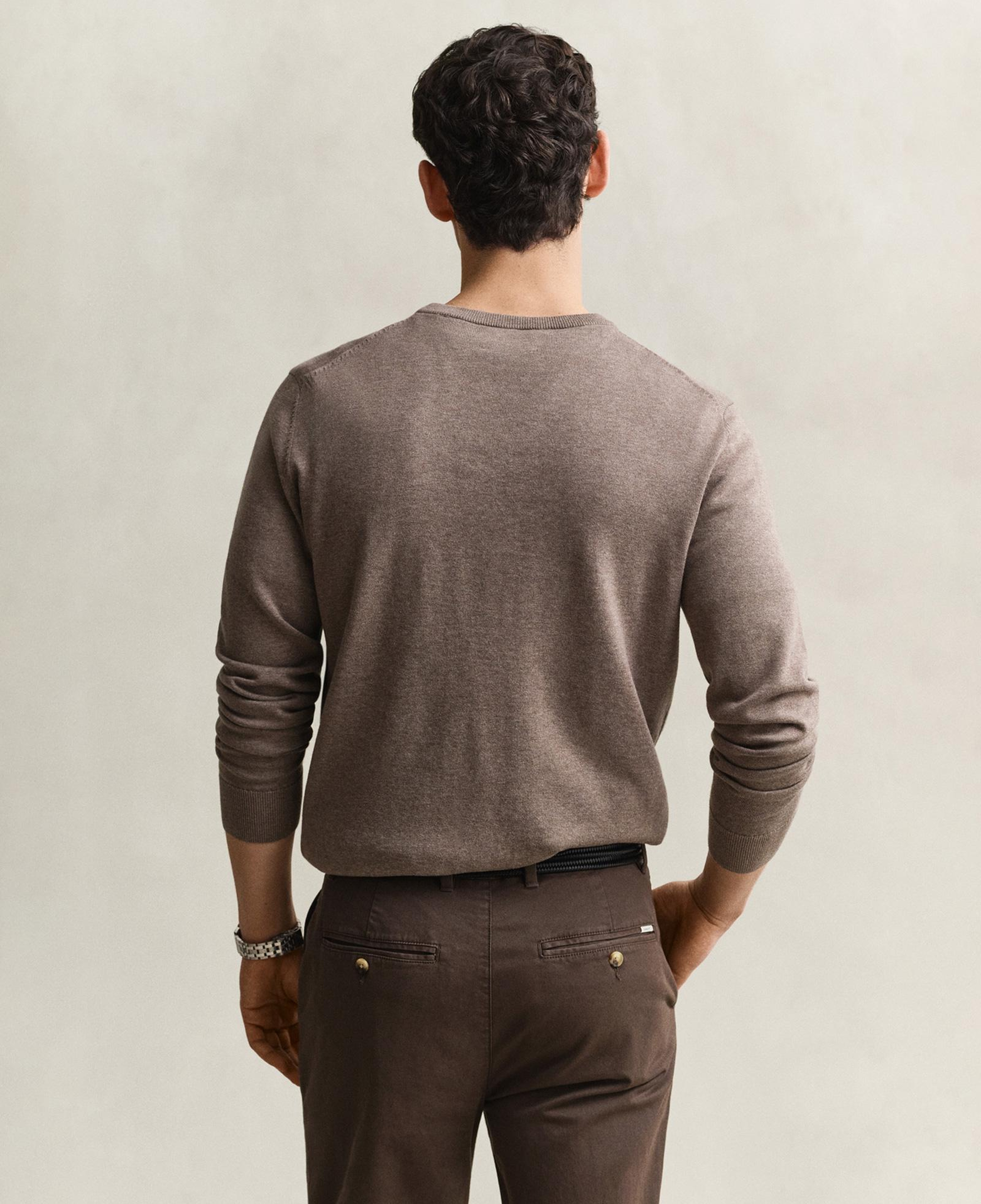 GANT Erkek Bej Regular Fit %100 Pamuk Kazak