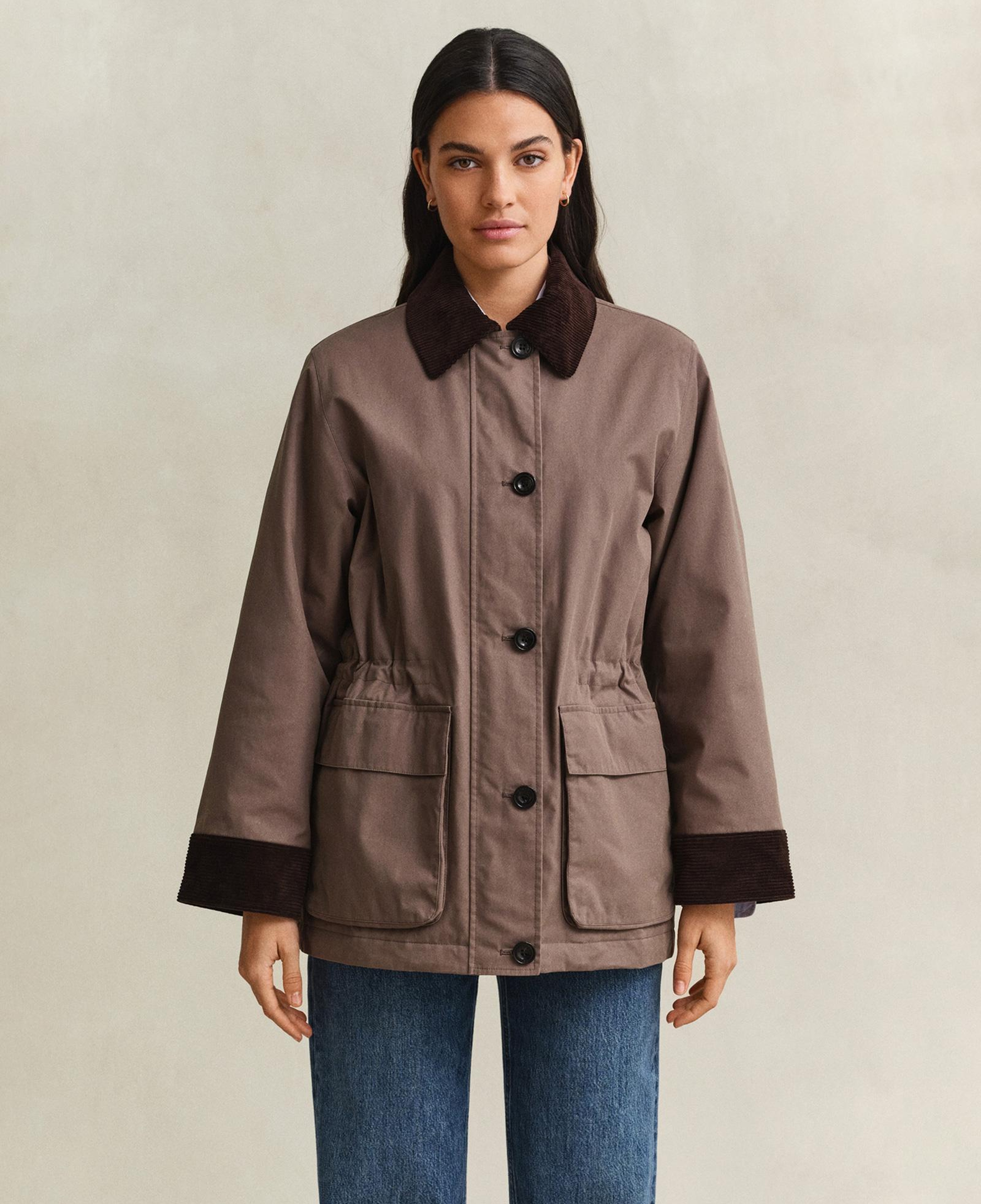 GANT Kadın Kahverengi Regular Fit Ceket