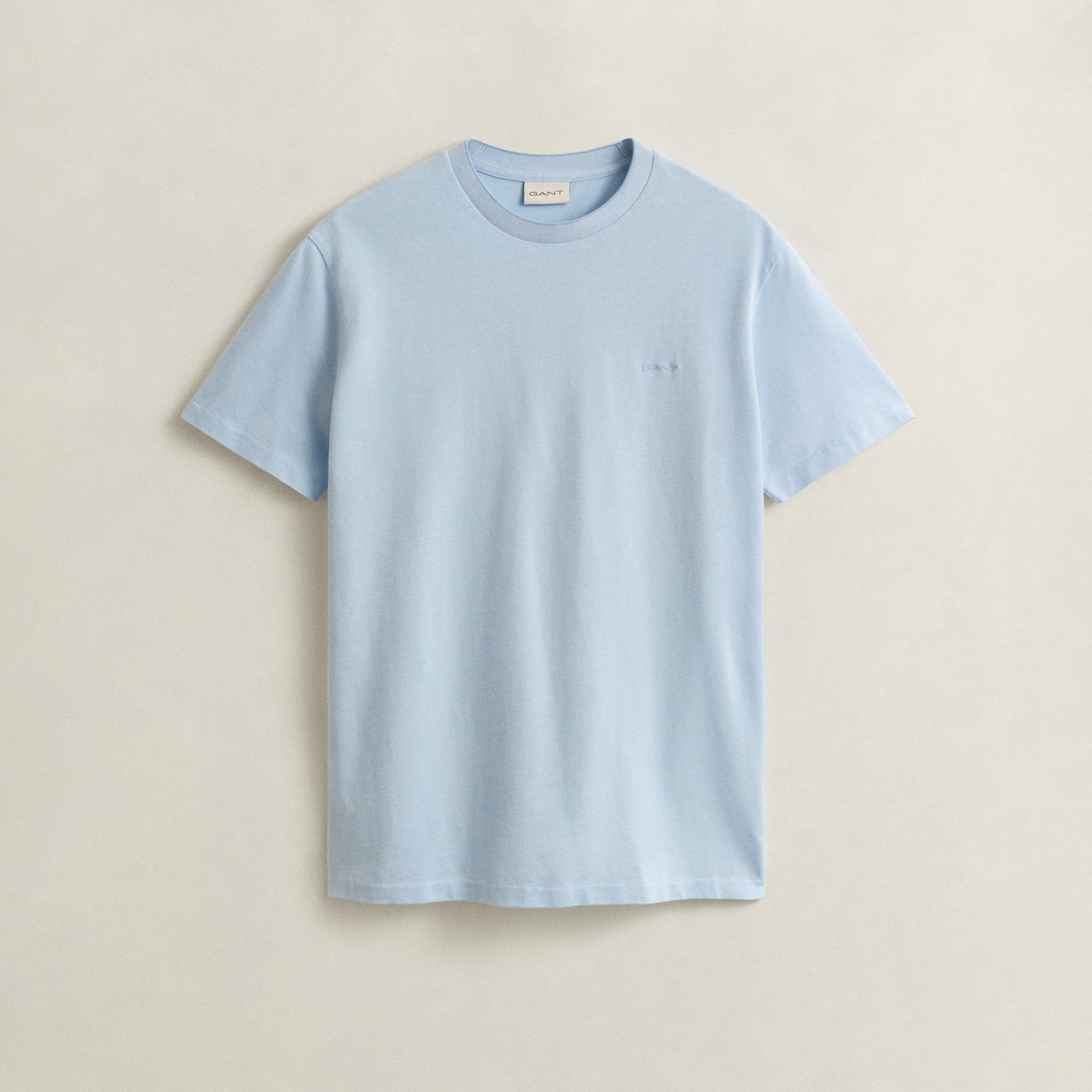 GANT Erkek Mavi %100 Pamuk T-Shirt