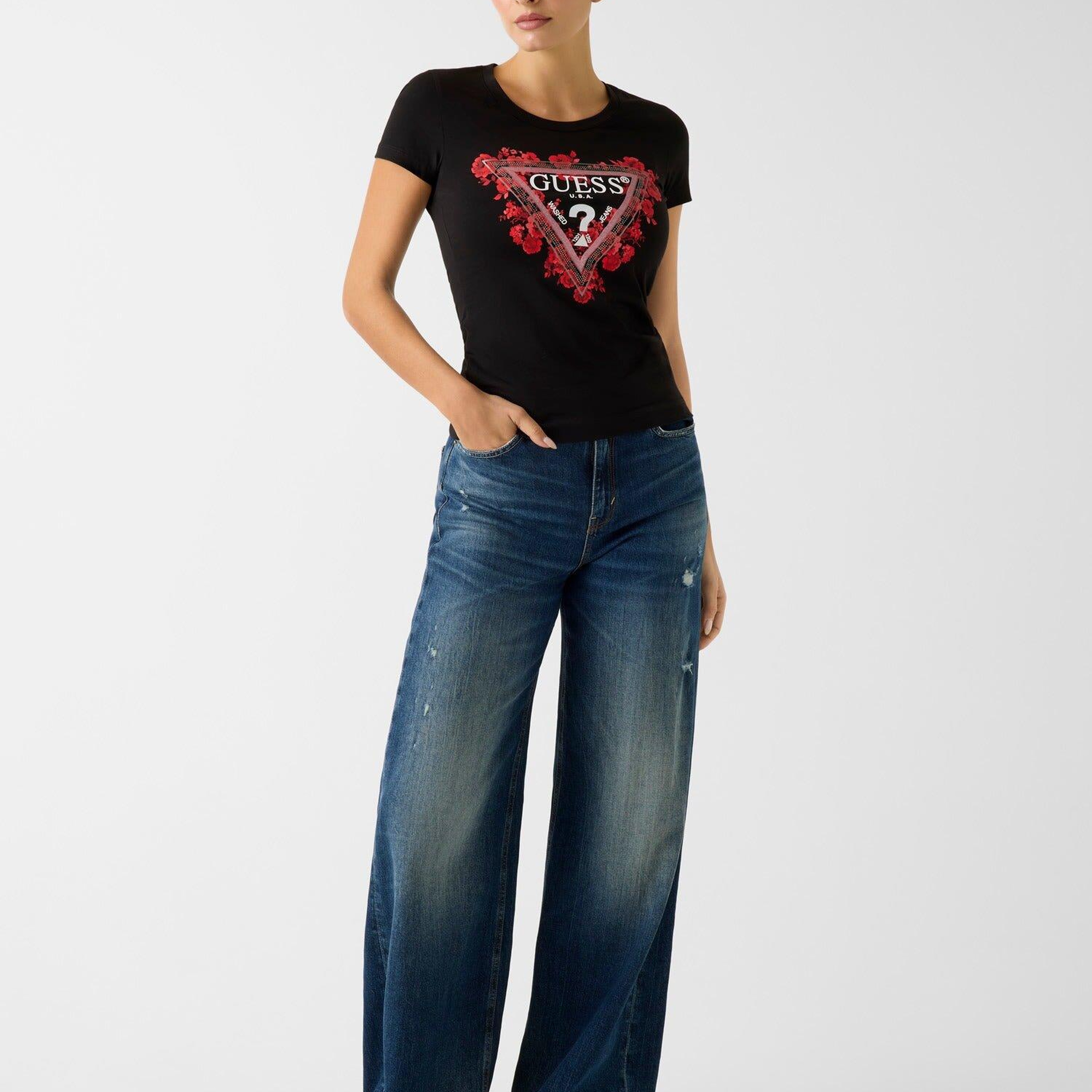 Jersey Kadın Slim Fit T-Shirt