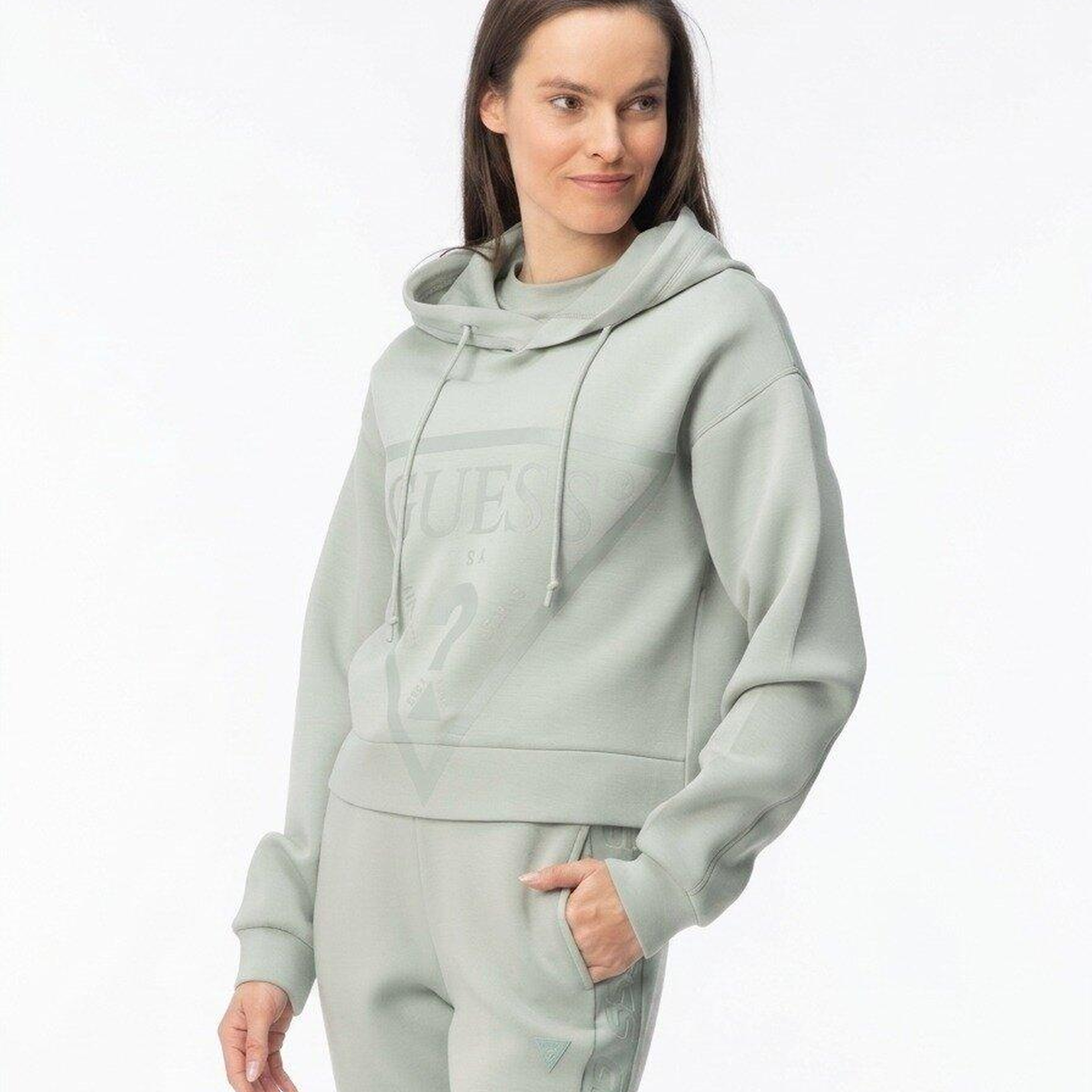 Kapüşonlu Logolu Sweatshirt