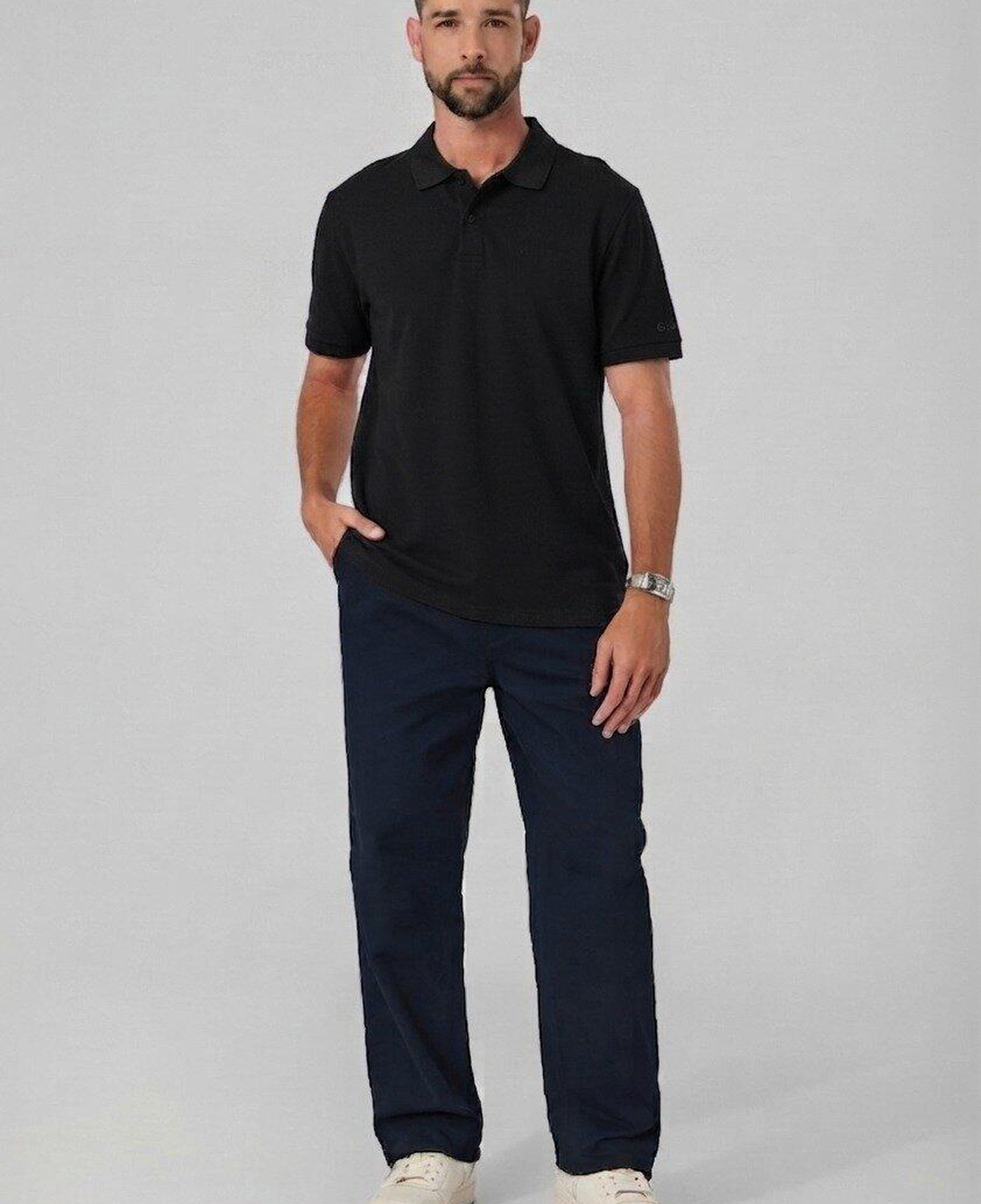Manfredi Erkek Aktif Slim Fit Polo T-Shirt