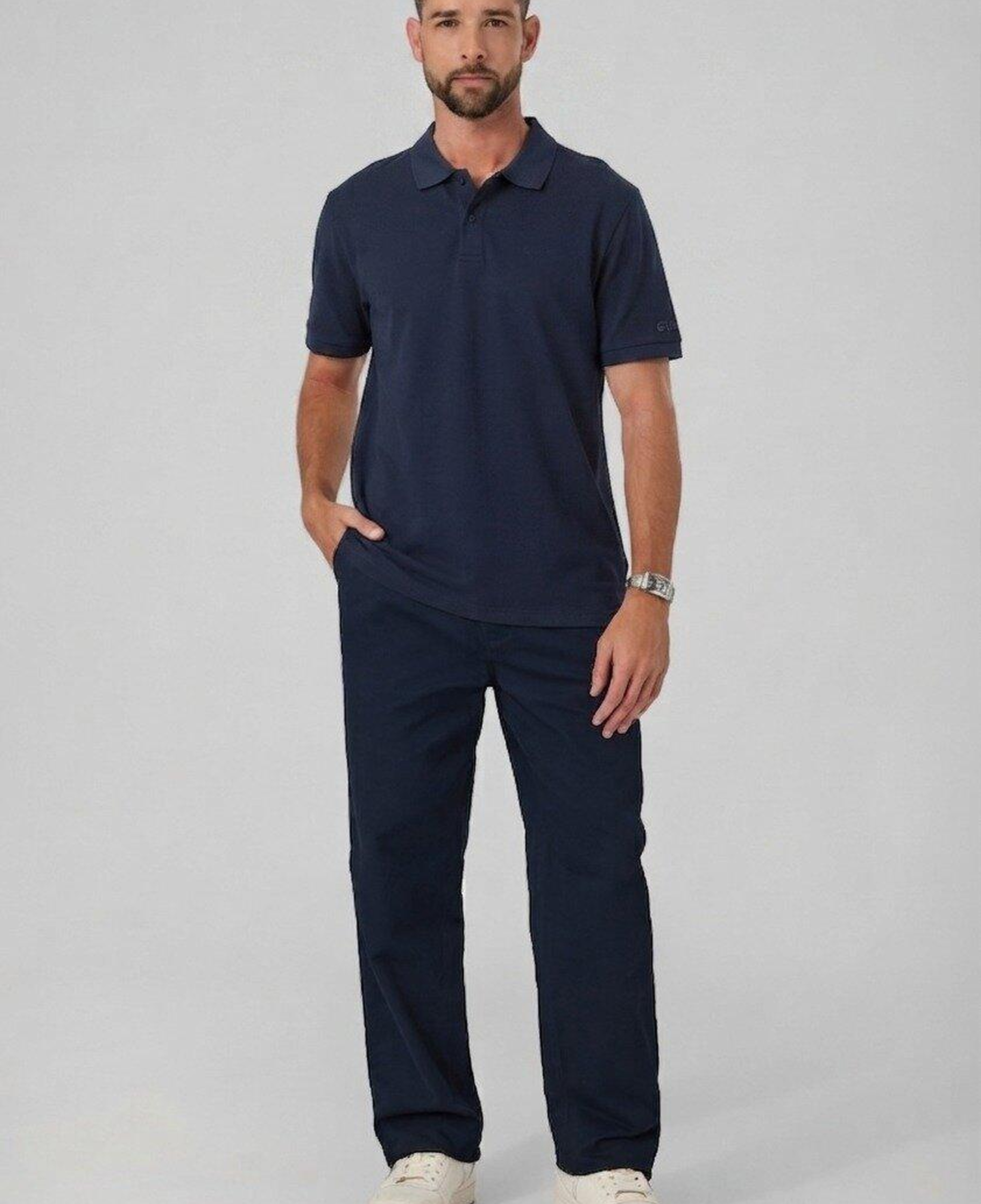 Manfredi Erkek Aktif Slim Fit Polo T-Shirt