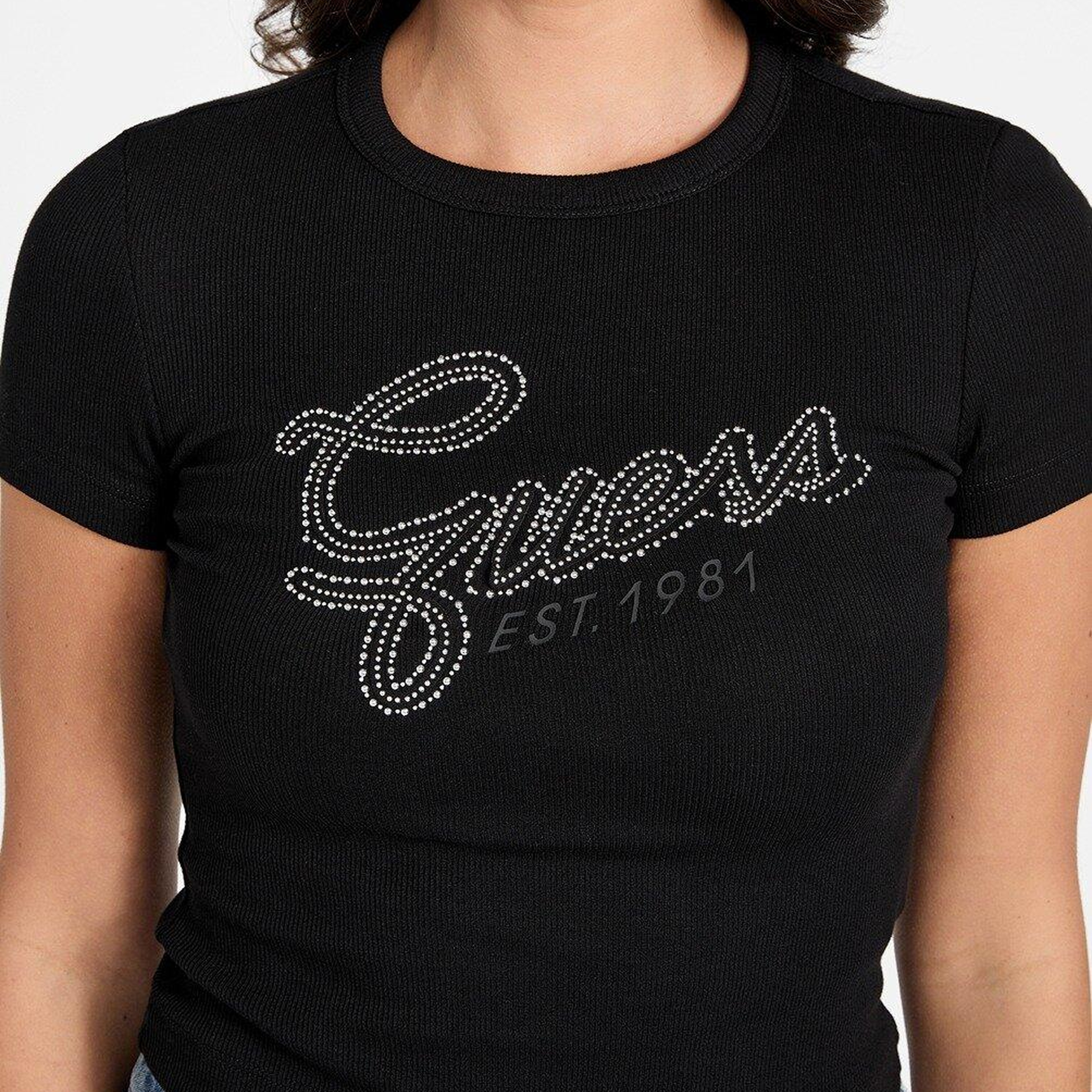 Studs Kadın Slim Fit T-Shirt