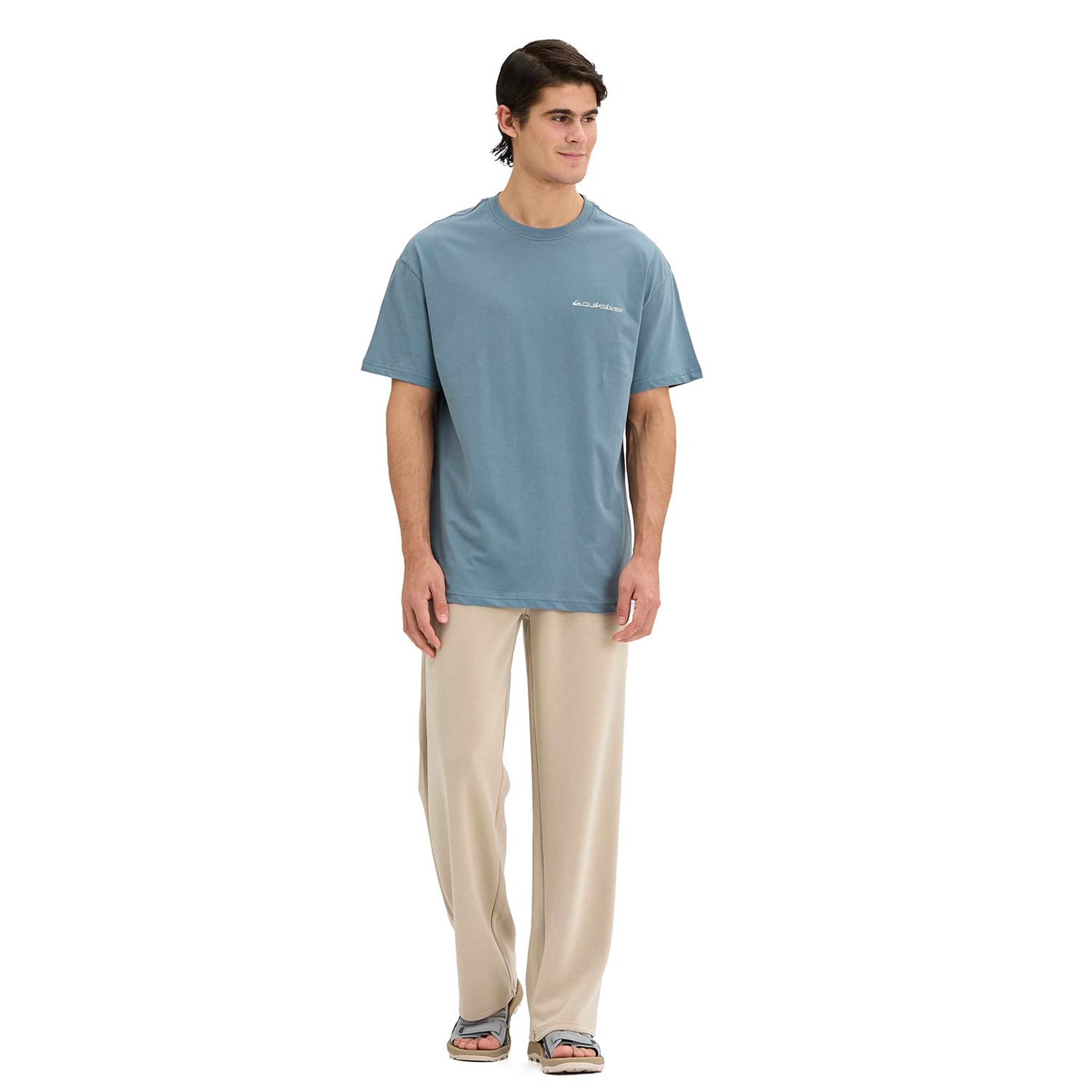 Quıksılver Touchdown Tee Erkek Mavi T-Shirt
