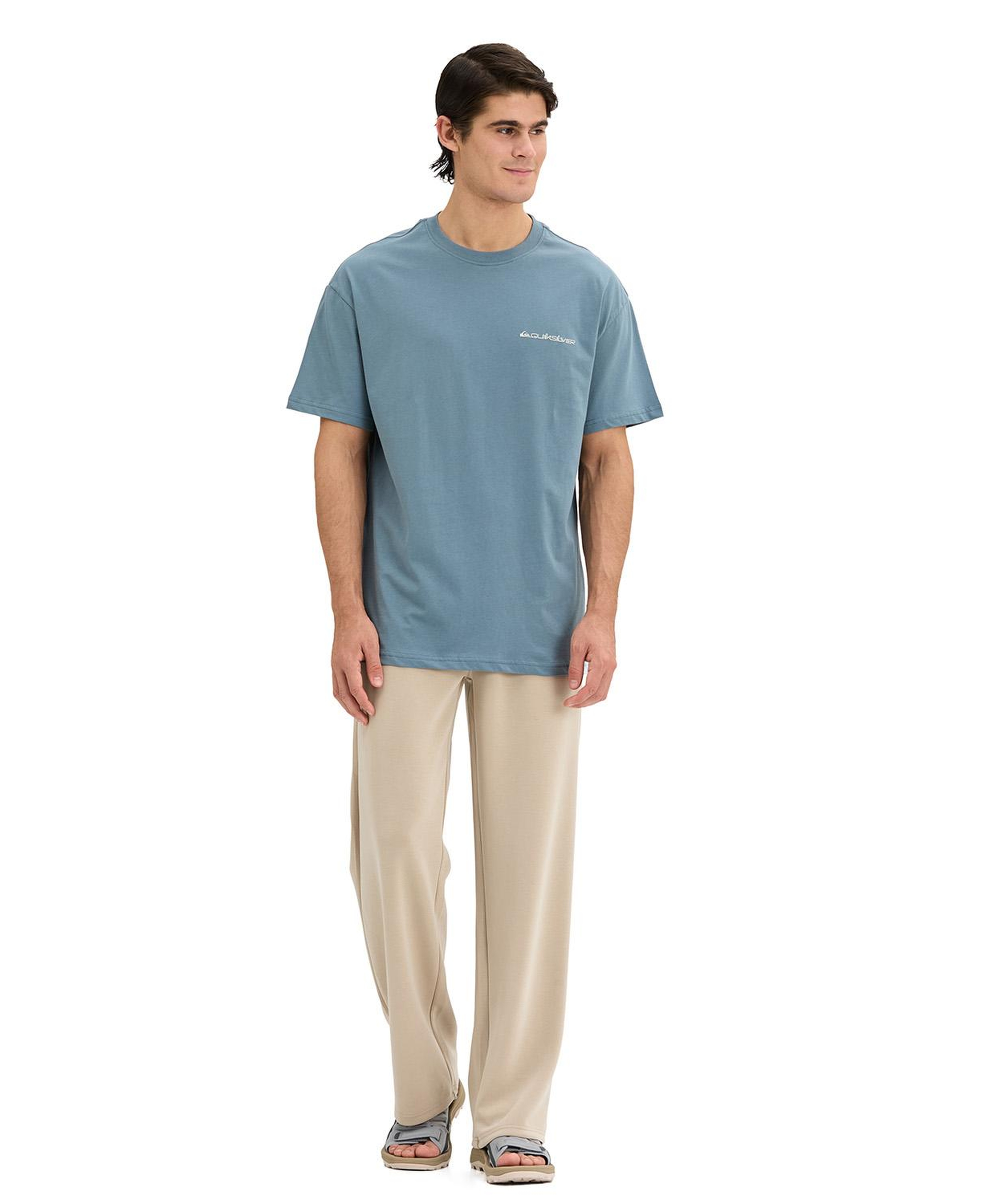 Quıksılver Touchdown Tee Erkek Mavi T-Shirt