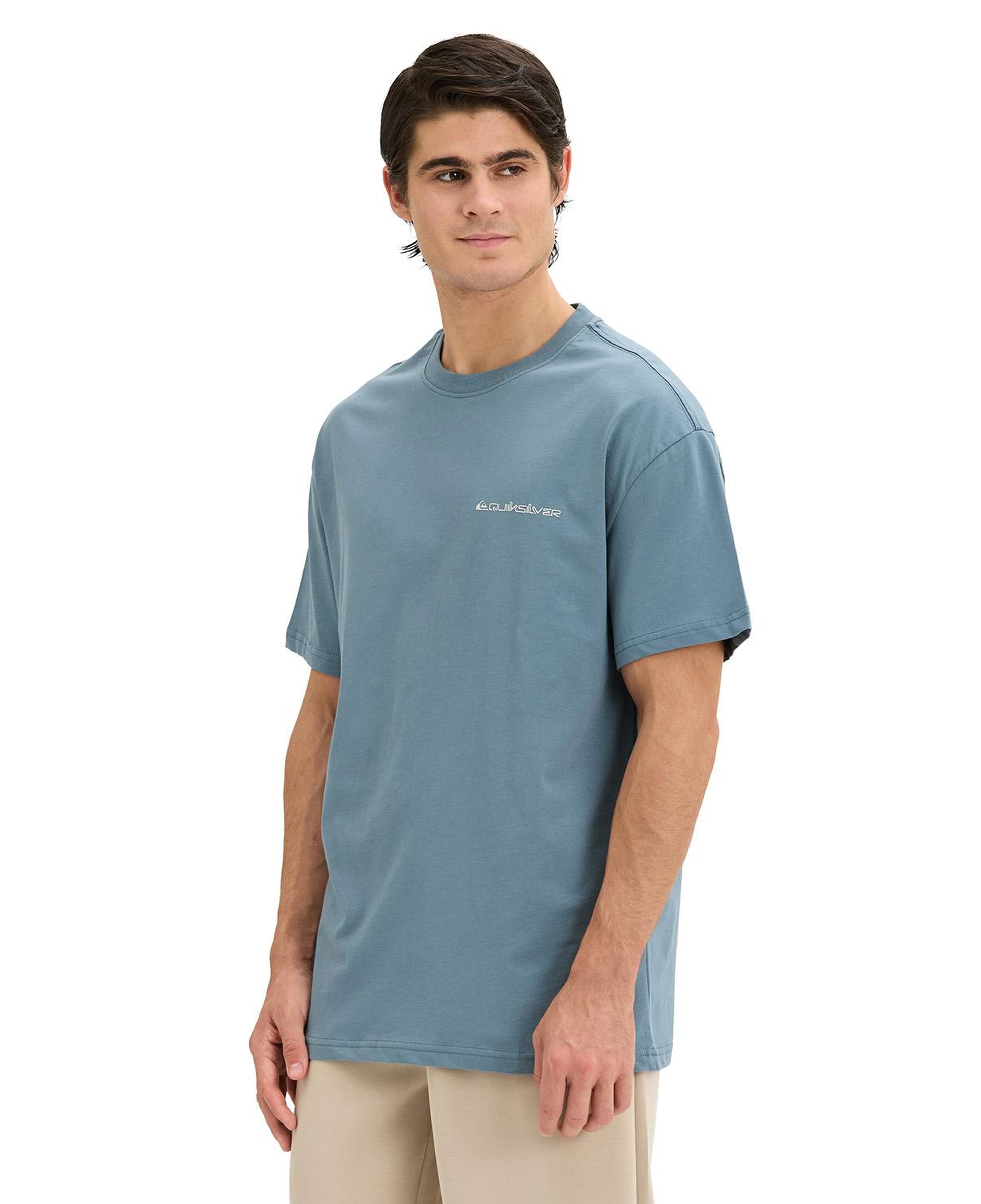 Quıksılver Touchdown Tee Erkek Mavi T-Shirt