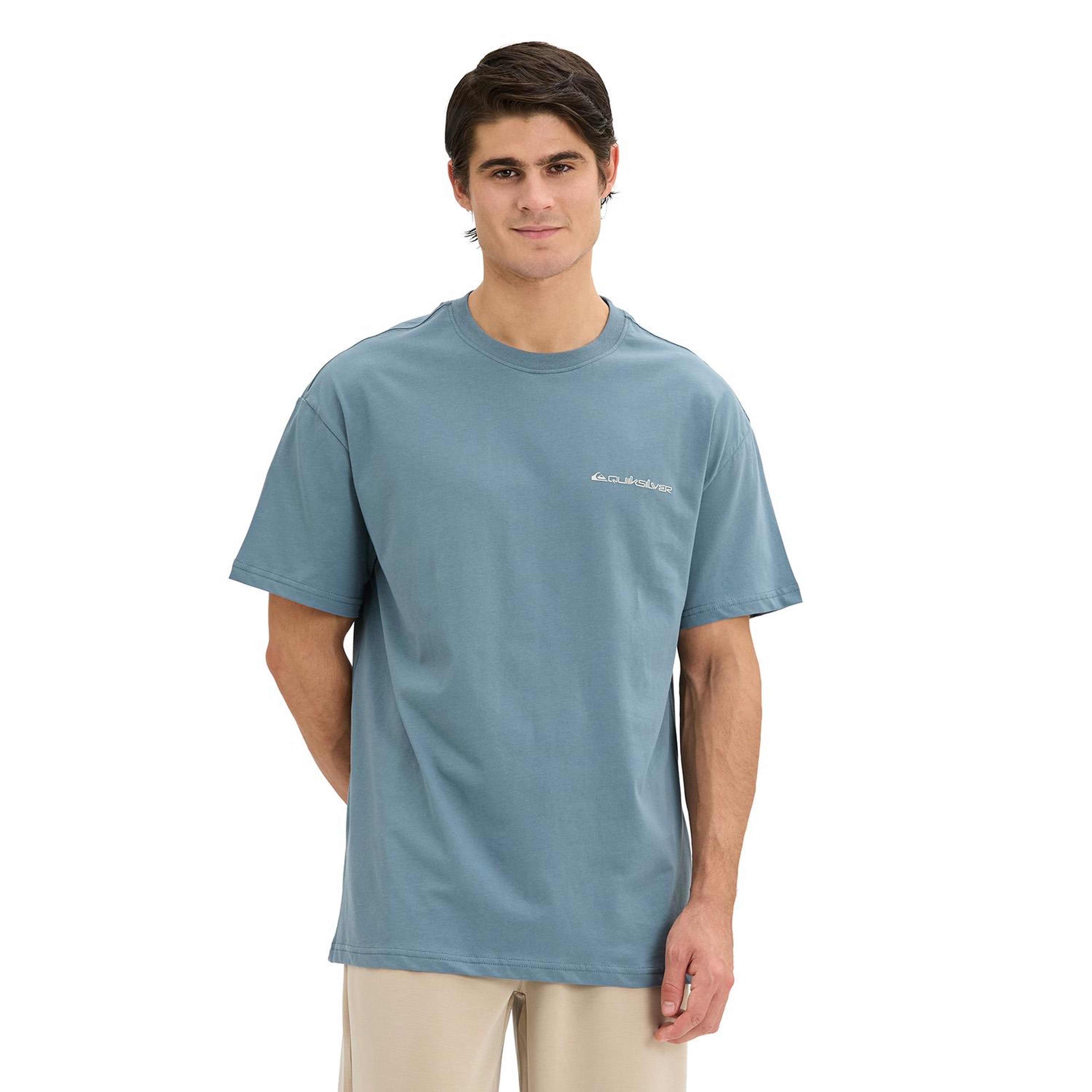 Quıksılver Touchdown Tee Erkek Mavi T-Shirt