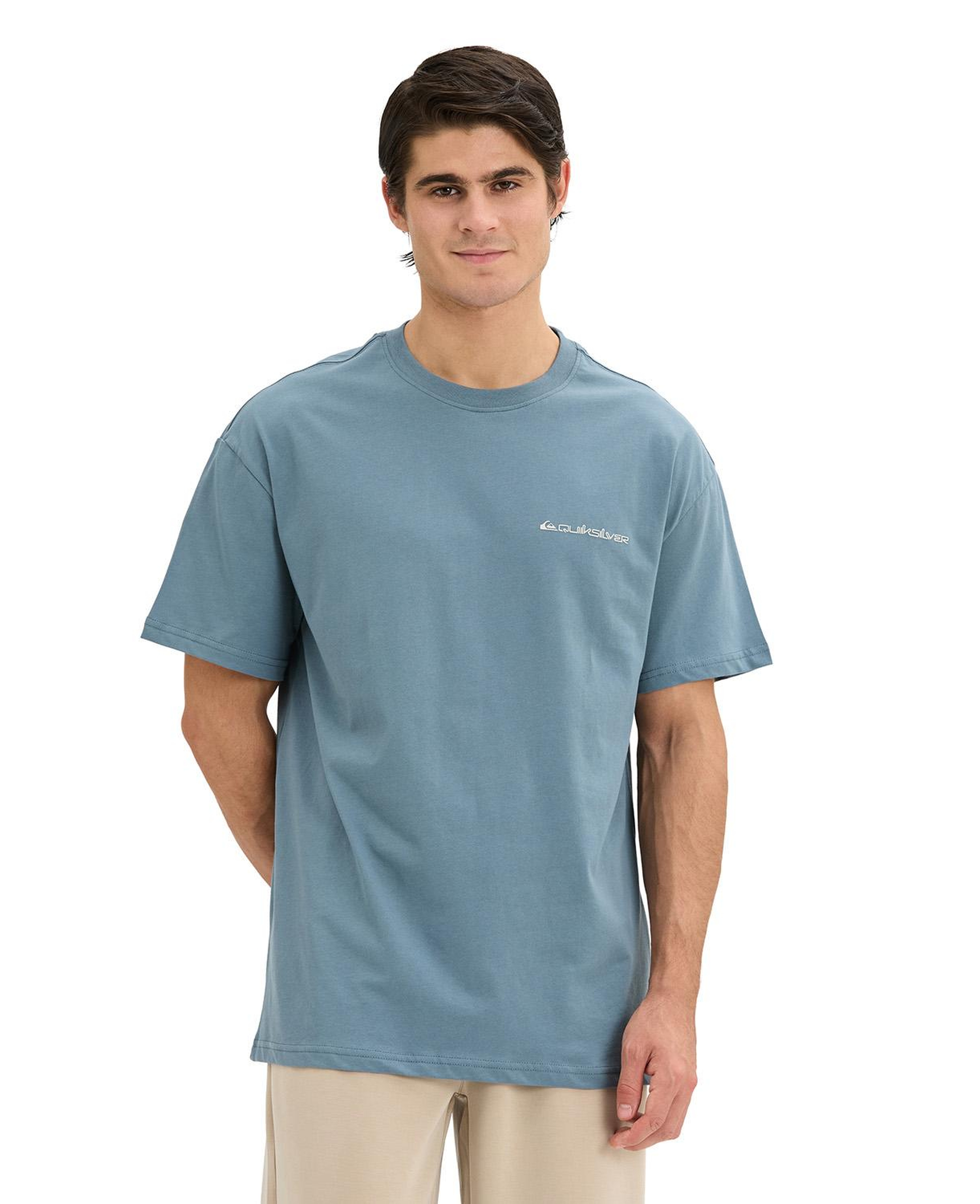 Quıksılver Touchdown Tee Erkek Mavi T-Shirt