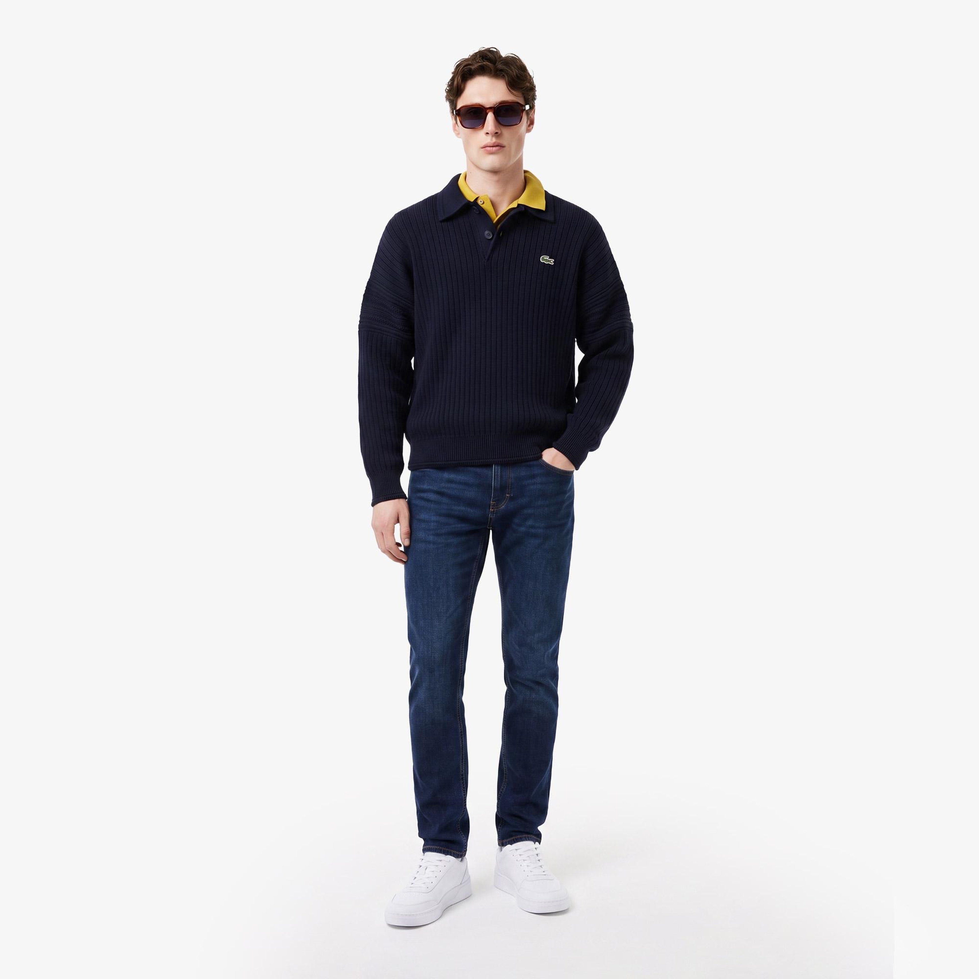 Erkek Slim Fit Lacivert Pantolon