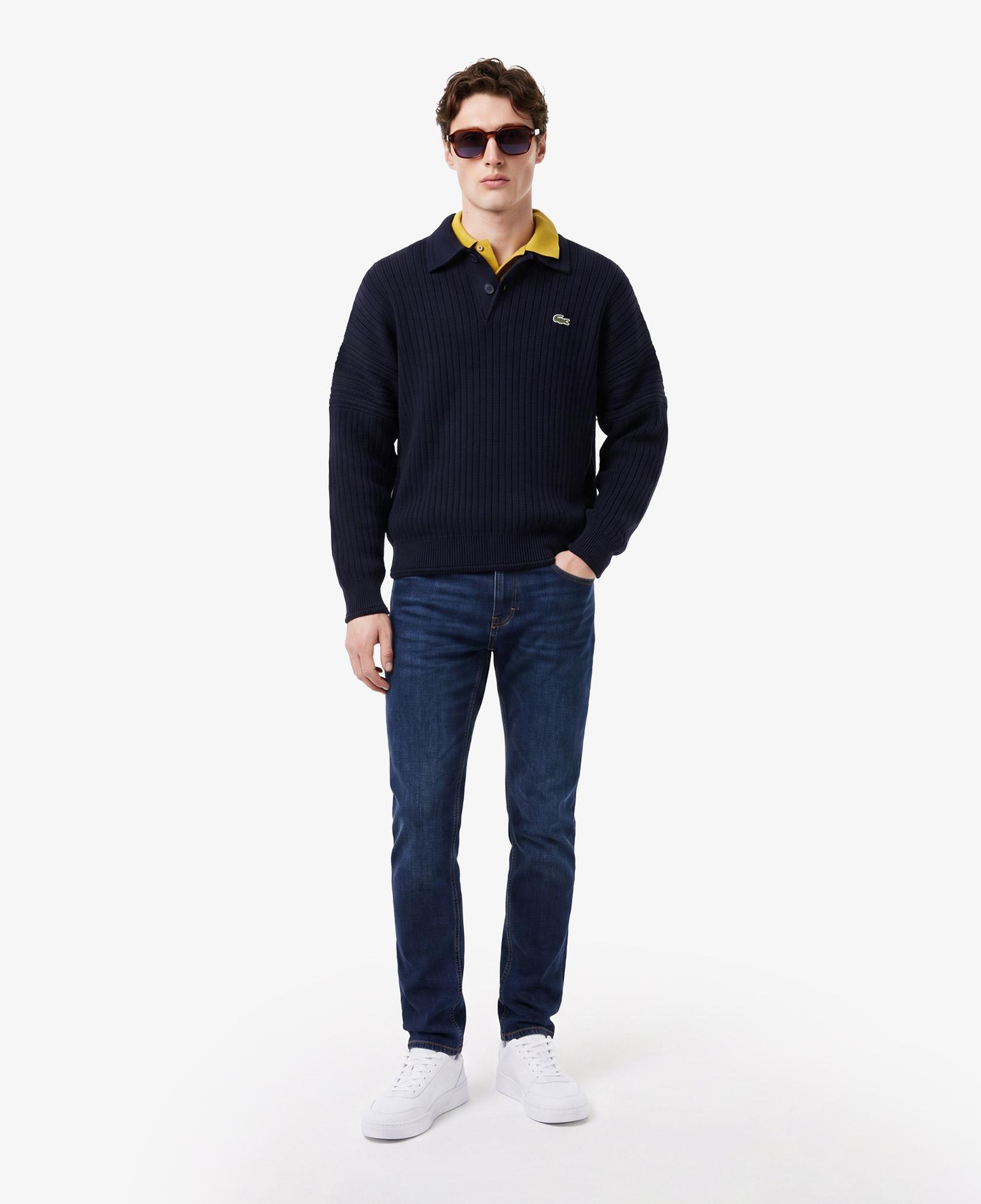 Erkek Slim Fit Lacivert Pantolon