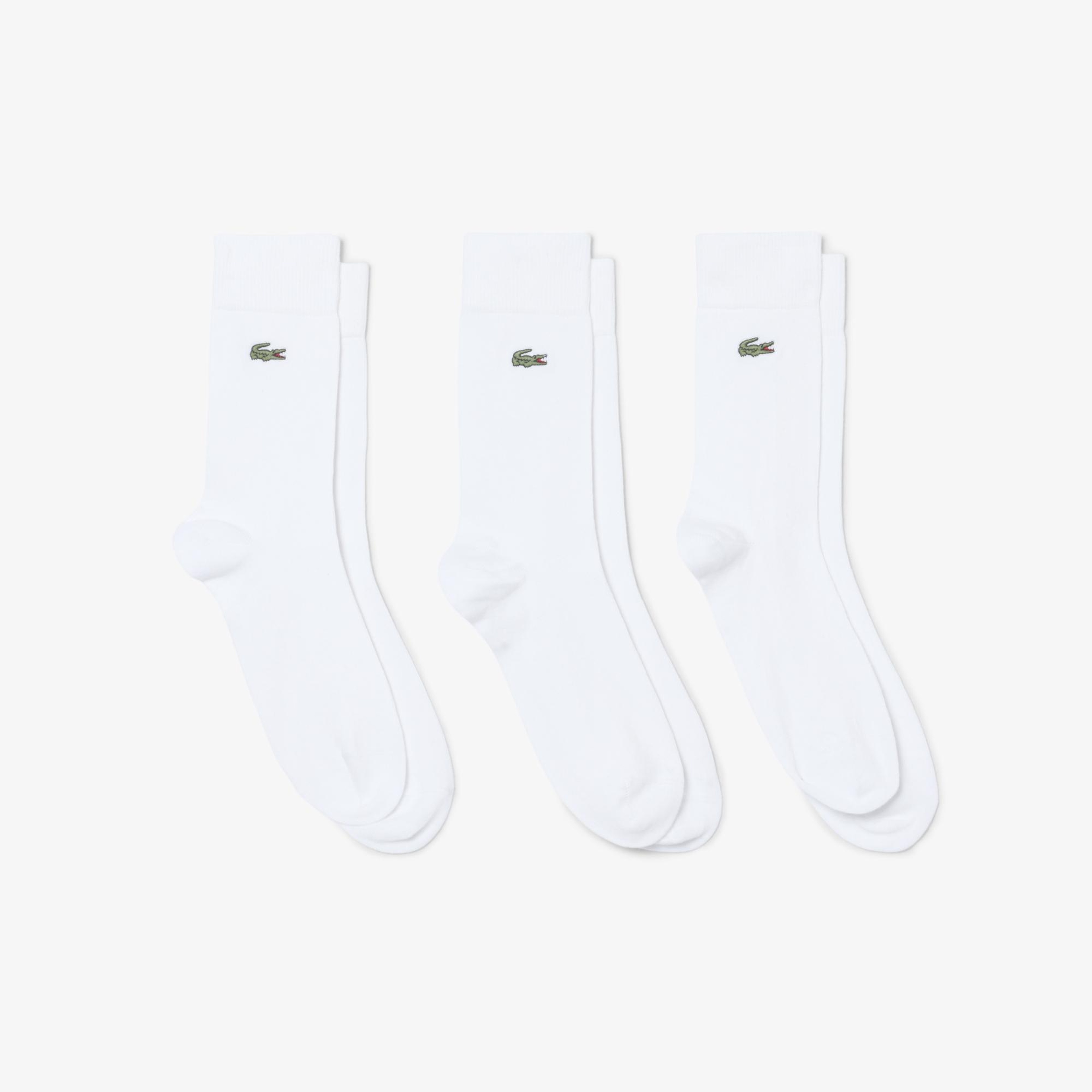 Unisex Beyaz Çorap