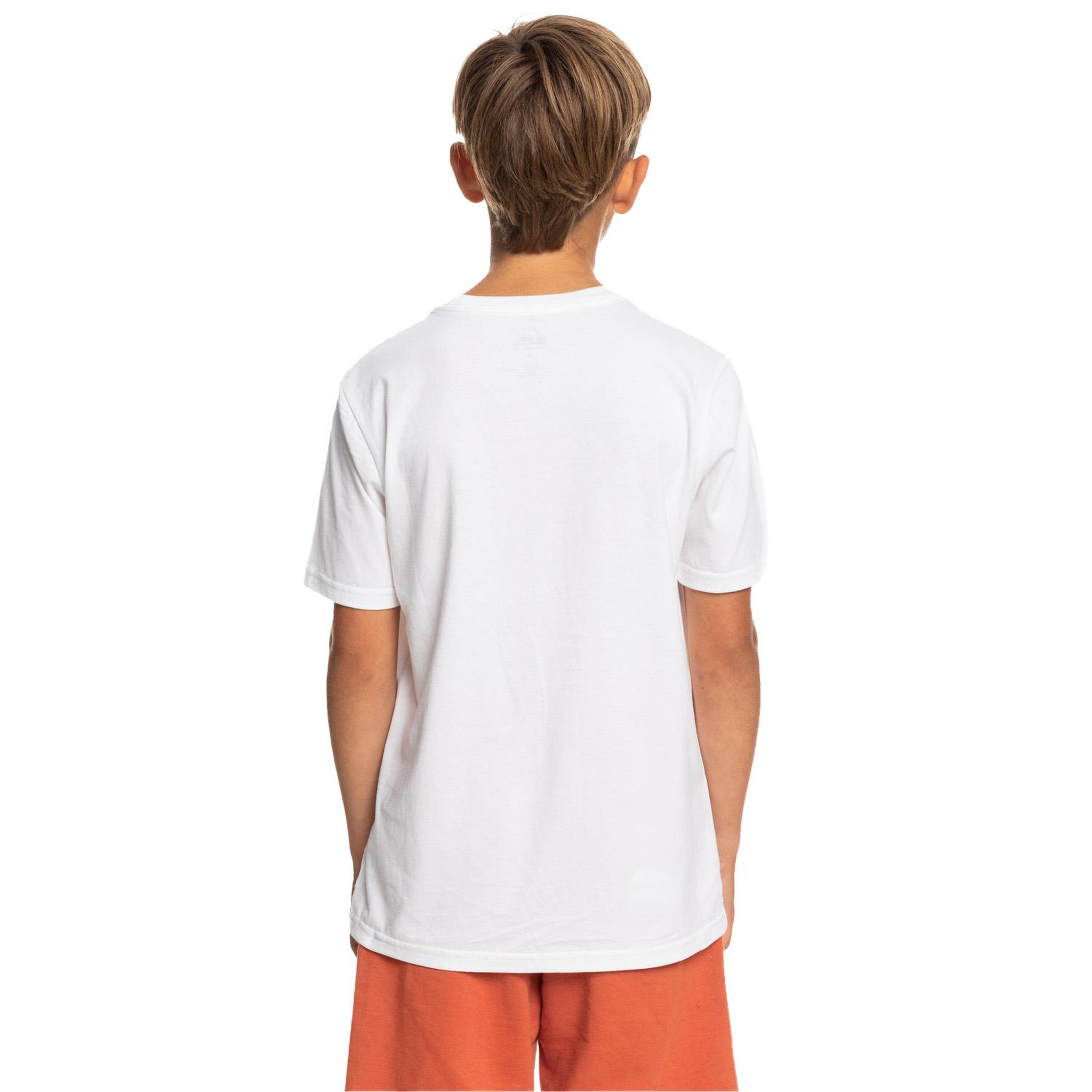 Quiksilver Signaturemove B Erkek Çocuk Beyaz Tişört
