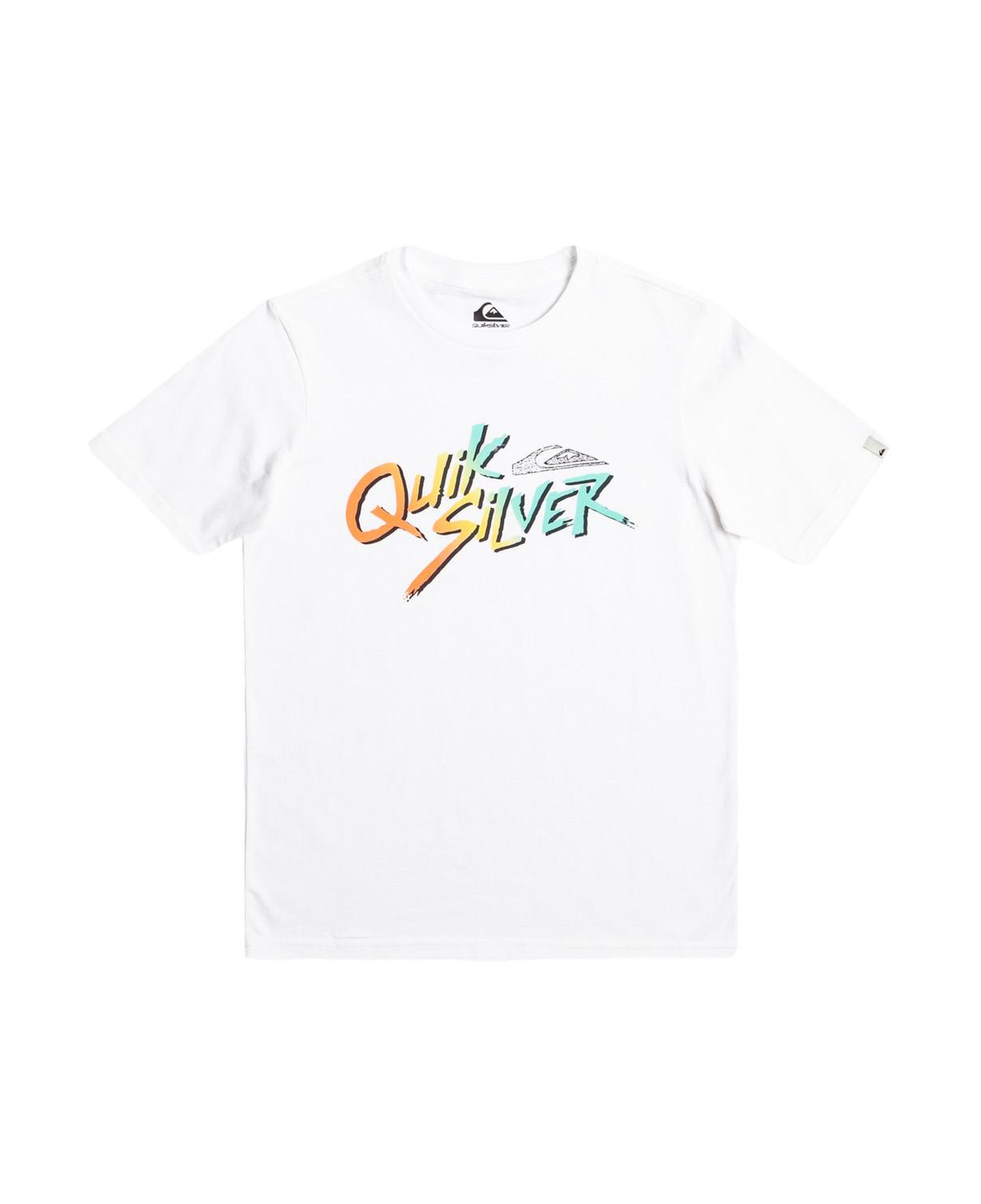 Quiksilver Signaturemove B Erkek Çocuk Beyaz Tişört