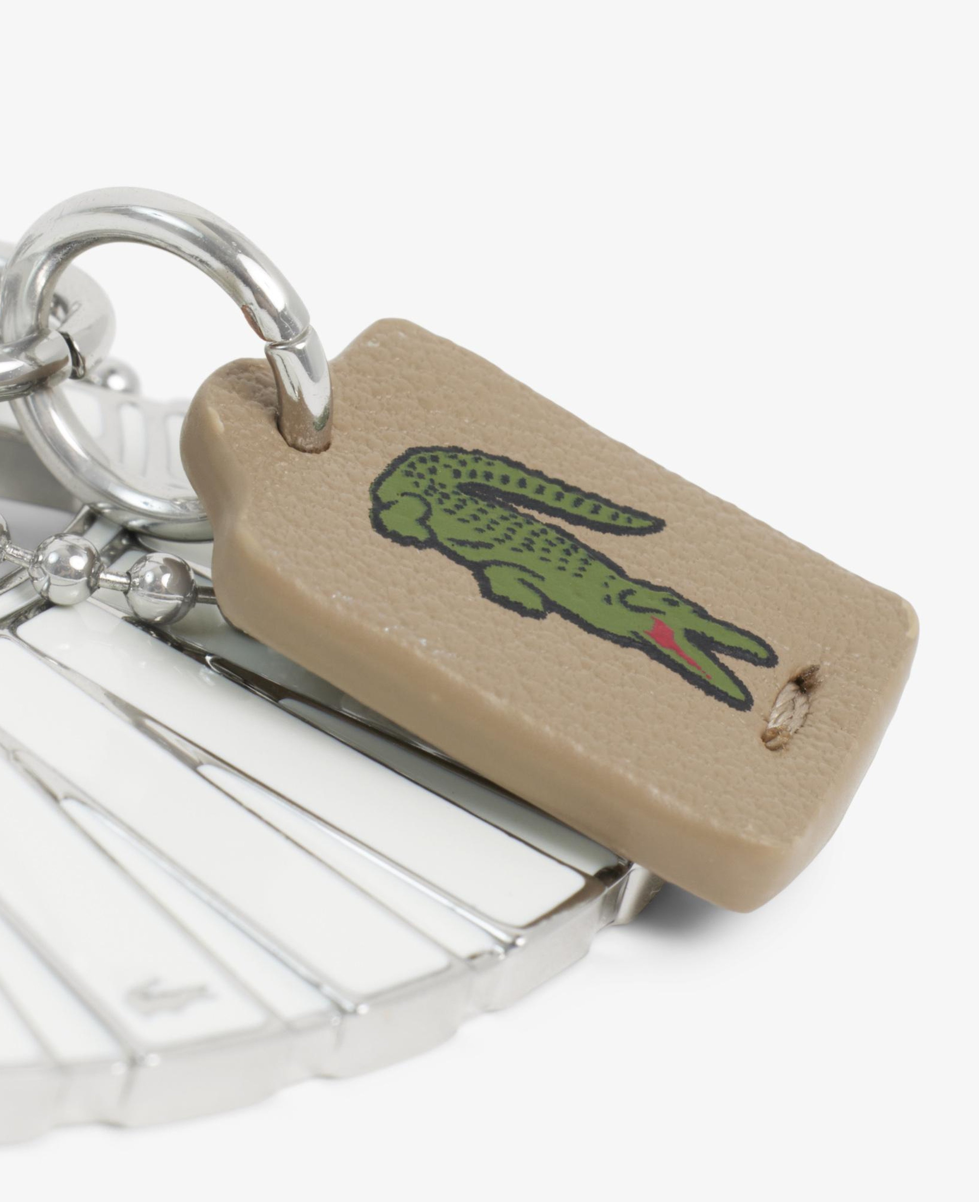 L Charms Unisex Beyaz Anahtarlık