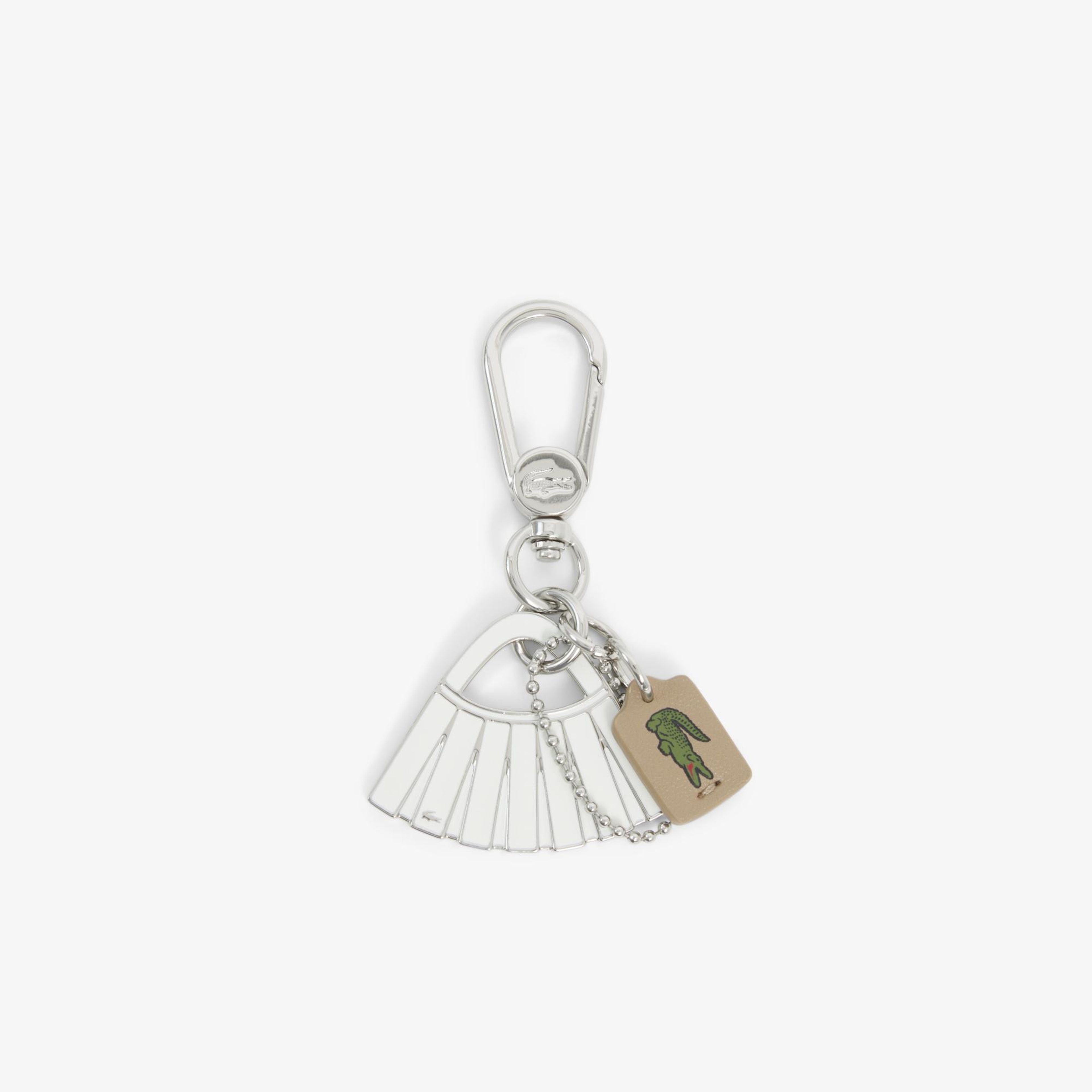 L Charms Unisex Beyaz Anahtarlık