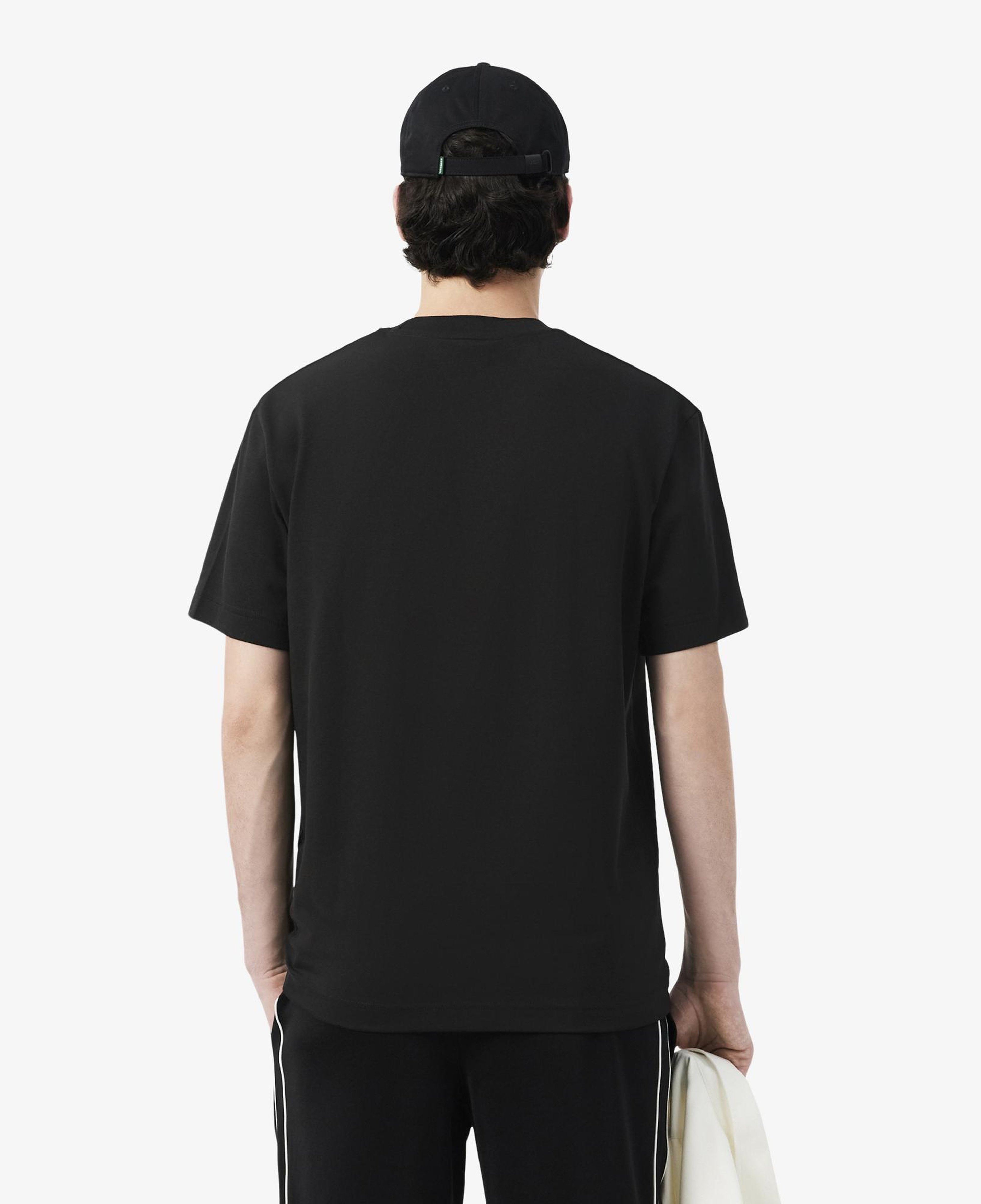 Erkek Classic Fit Bisiklet Yaka Siyah T-Shirt