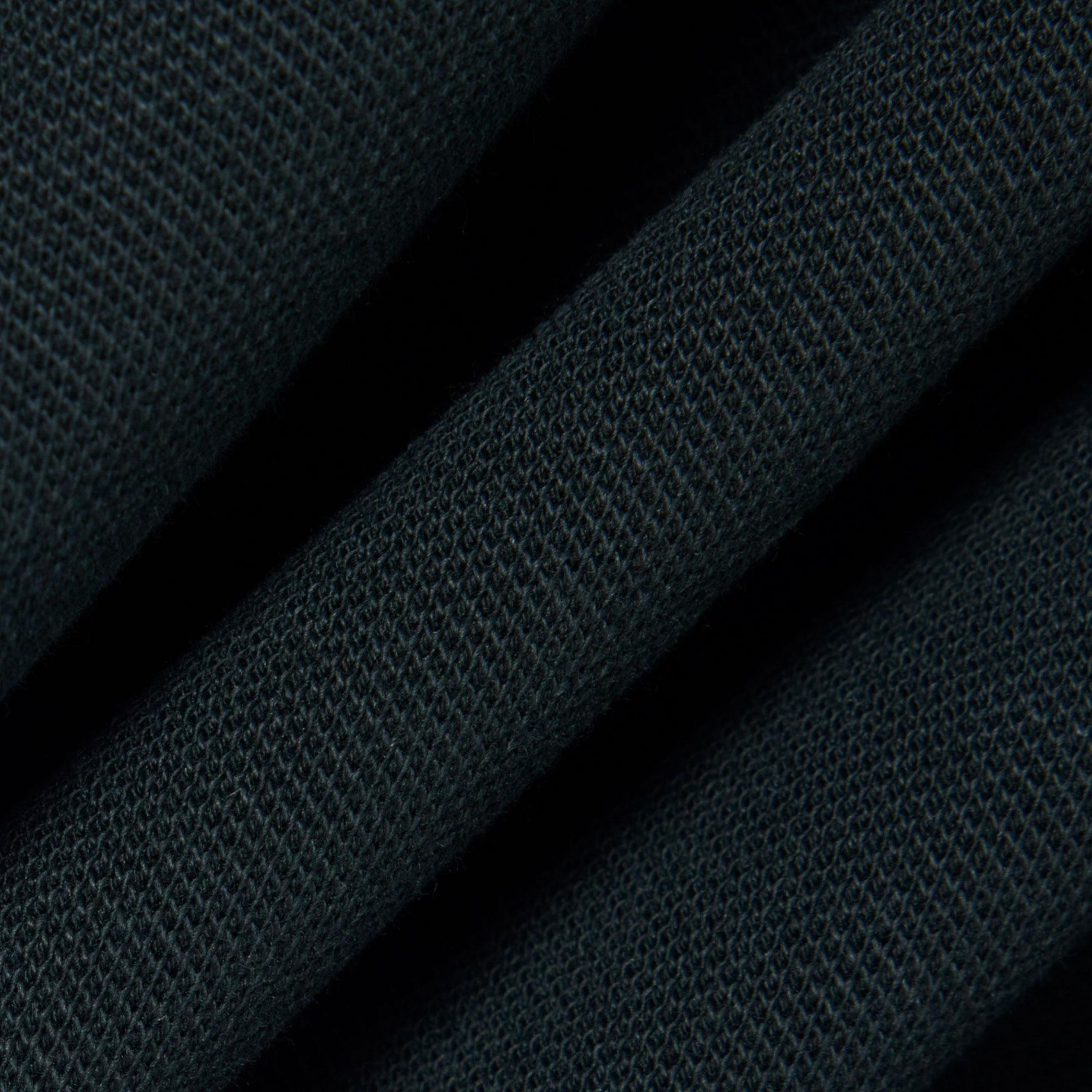 Erkek Regular Fit Uzun Kollu Koyu Yeşil Paris Polo