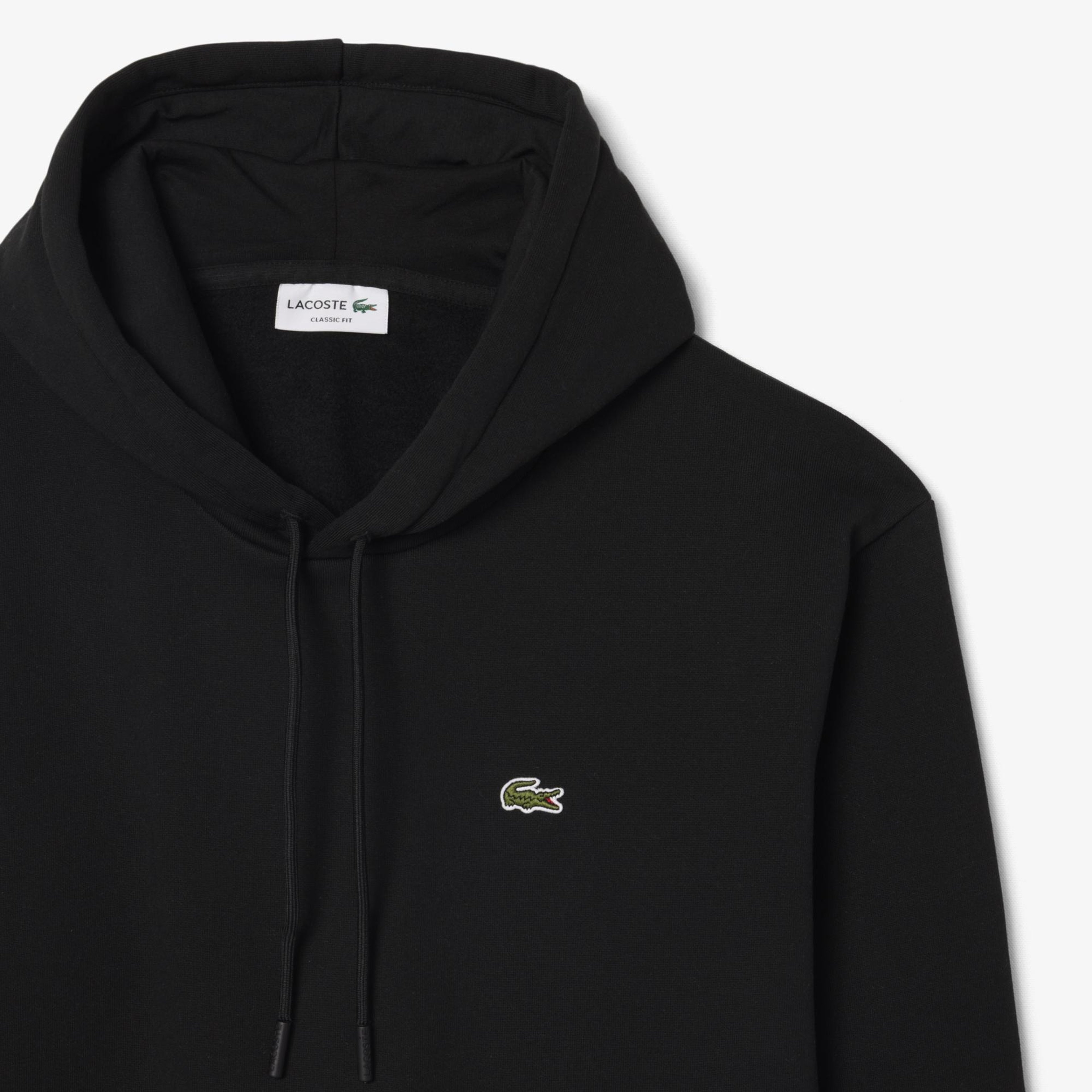 Erkek Classic Fit Kapüşonlu Siyah Sweatshirt