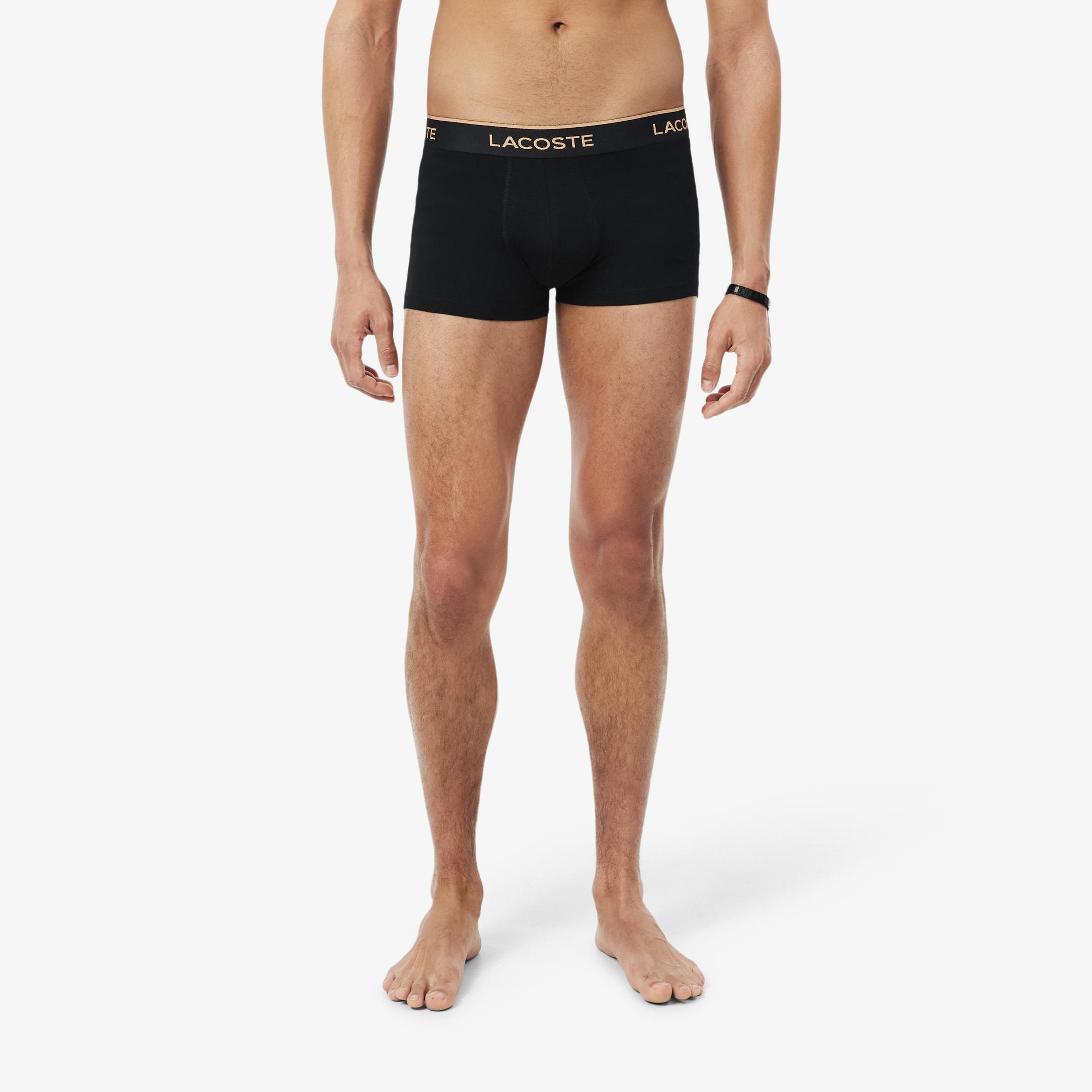 Erkek 3'lü Siyah Boxer