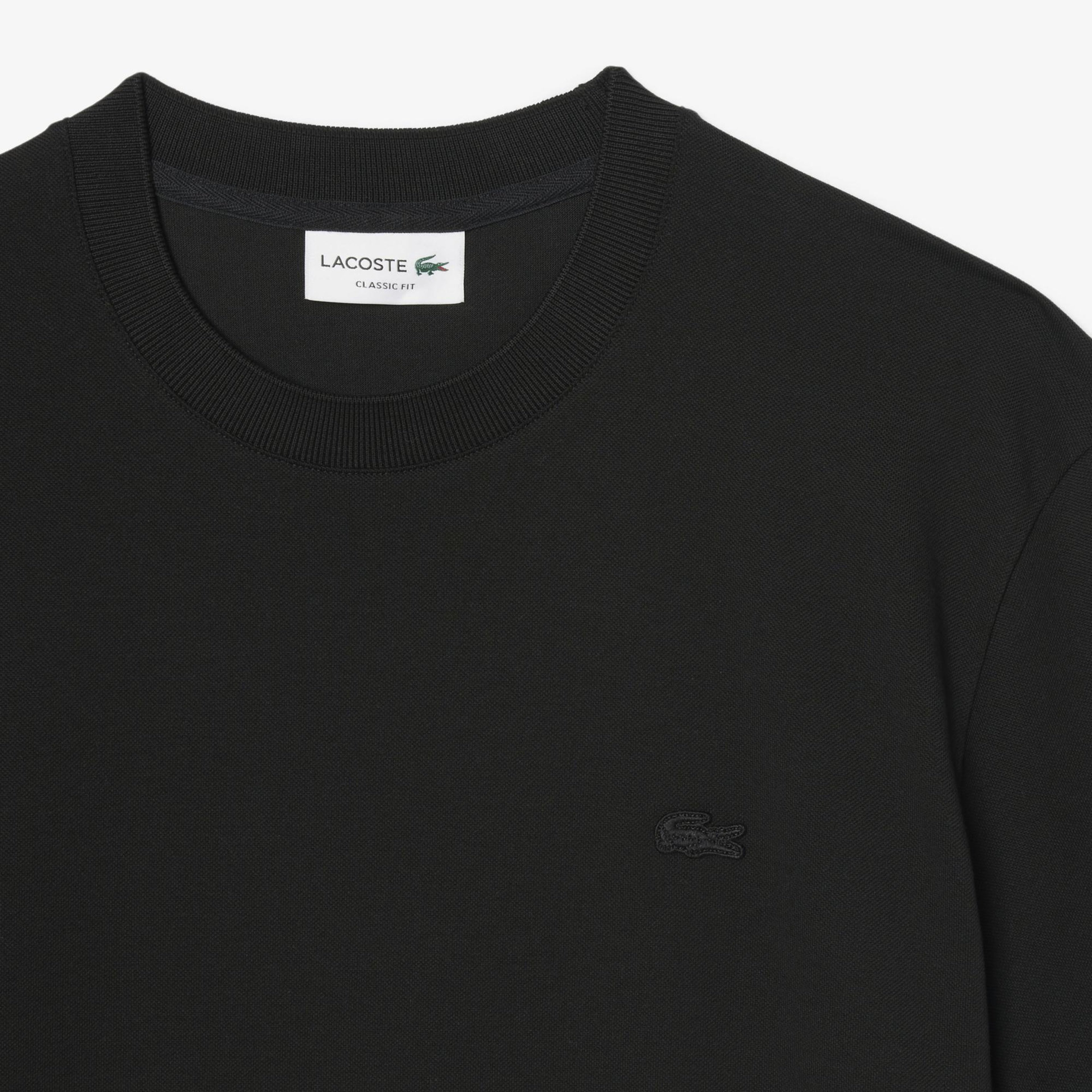 Erkek Classic Fit Bisiklet Yaka Siyah T-Shirt