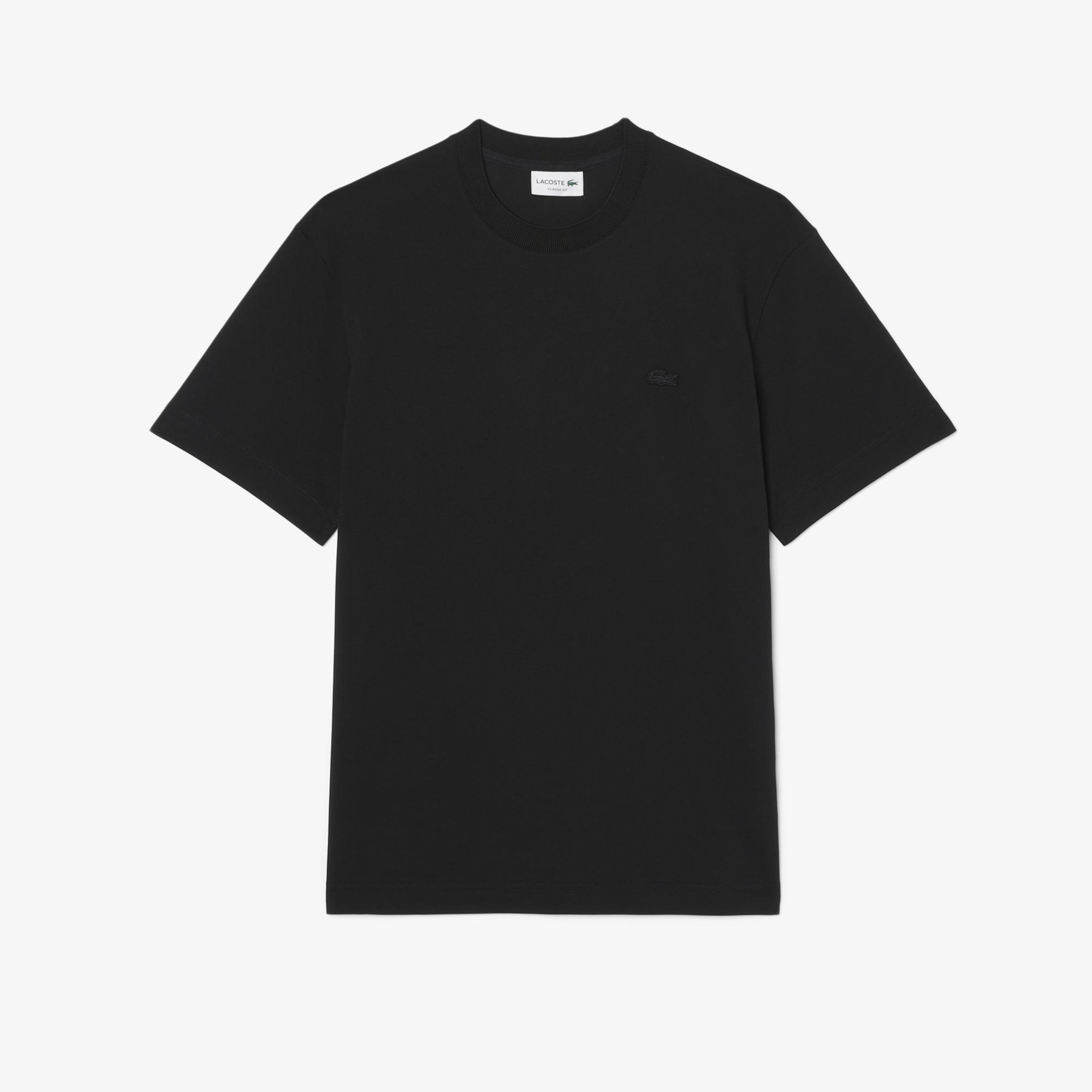 Erkek Classic Fit Bisiklet Yaka Siyah T-Shirt