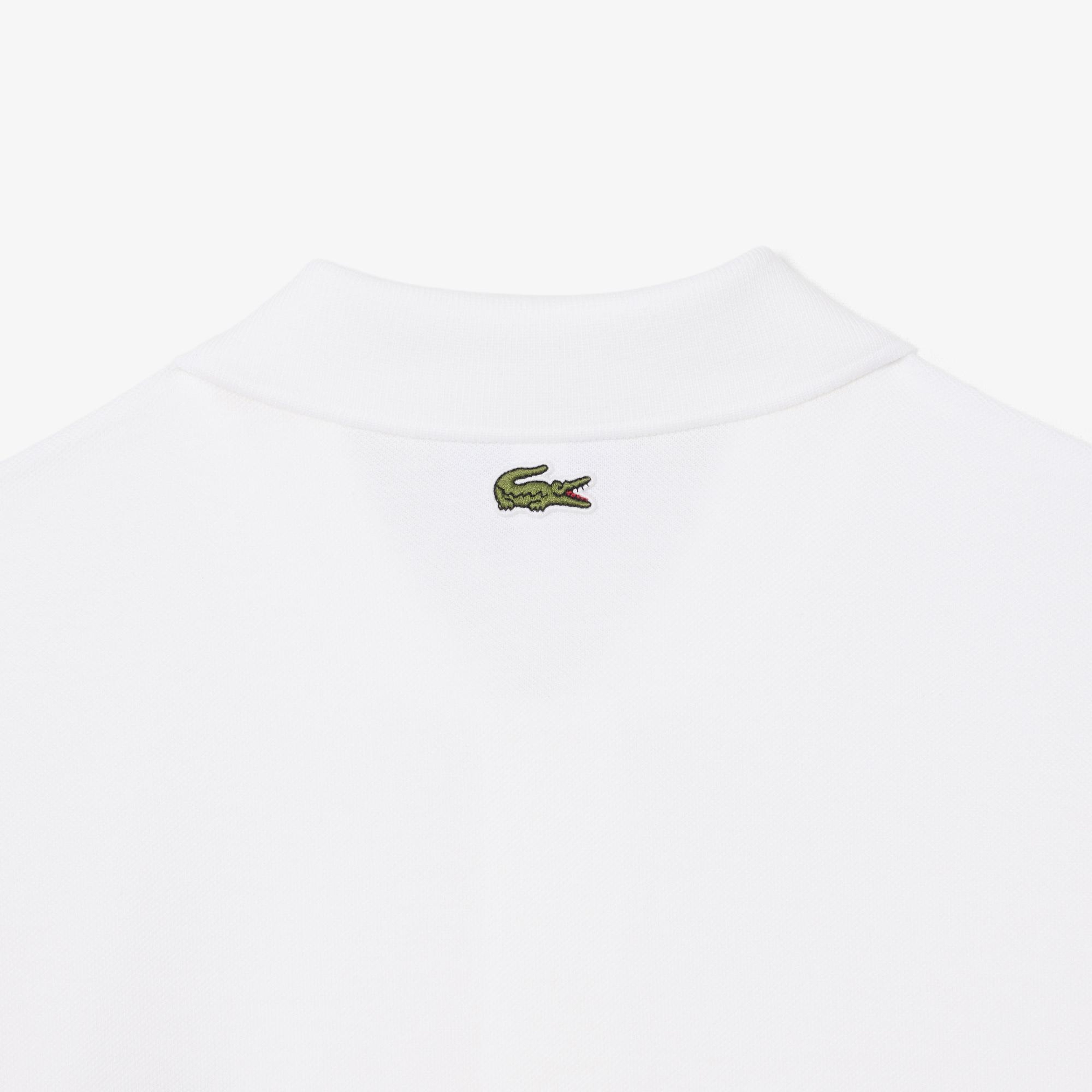 Lacoste x Novak Djokovic The GOAT Erkek Classic Fit Beyaz Polo