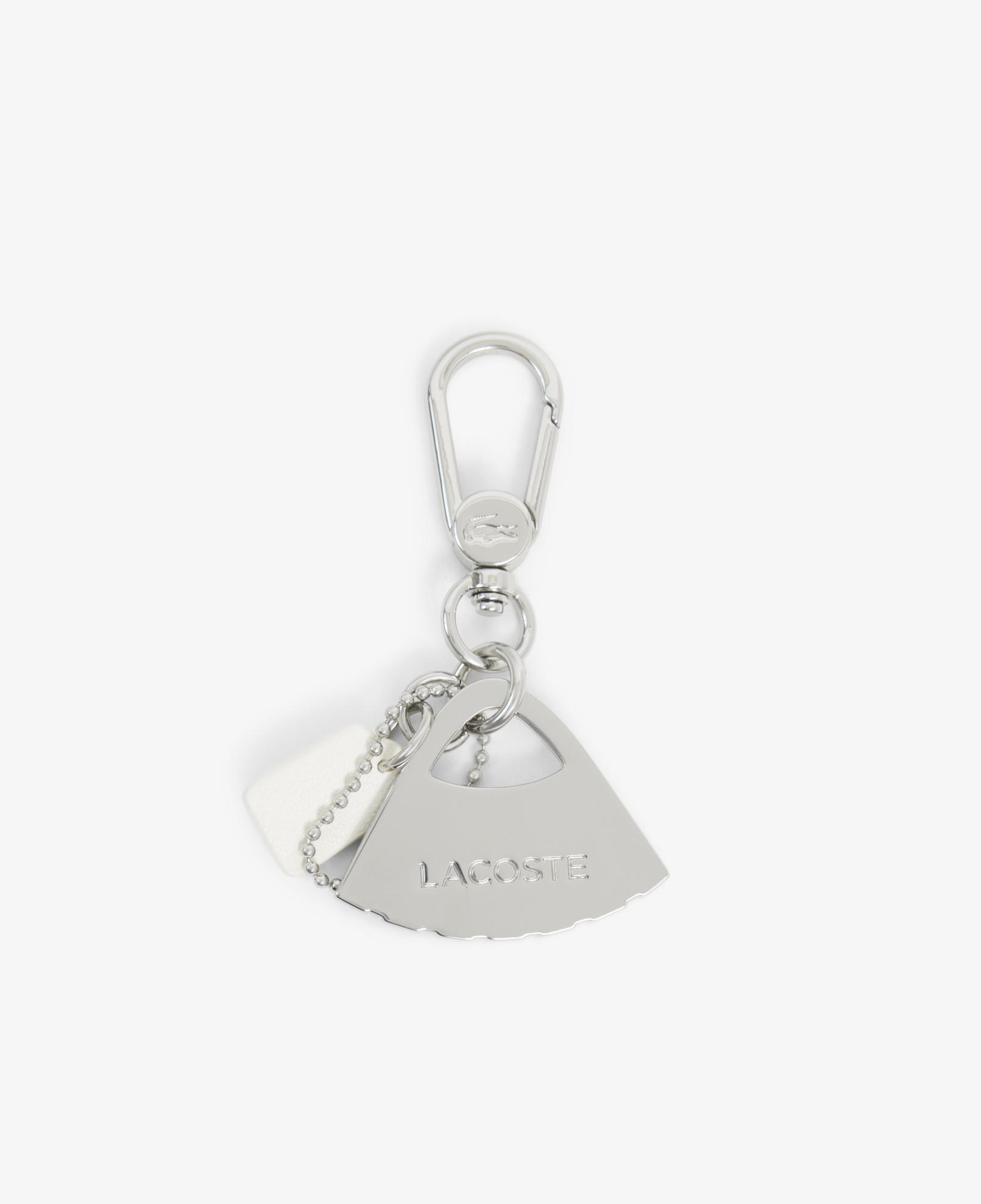L Charms Unisex Bej Anahtarlık