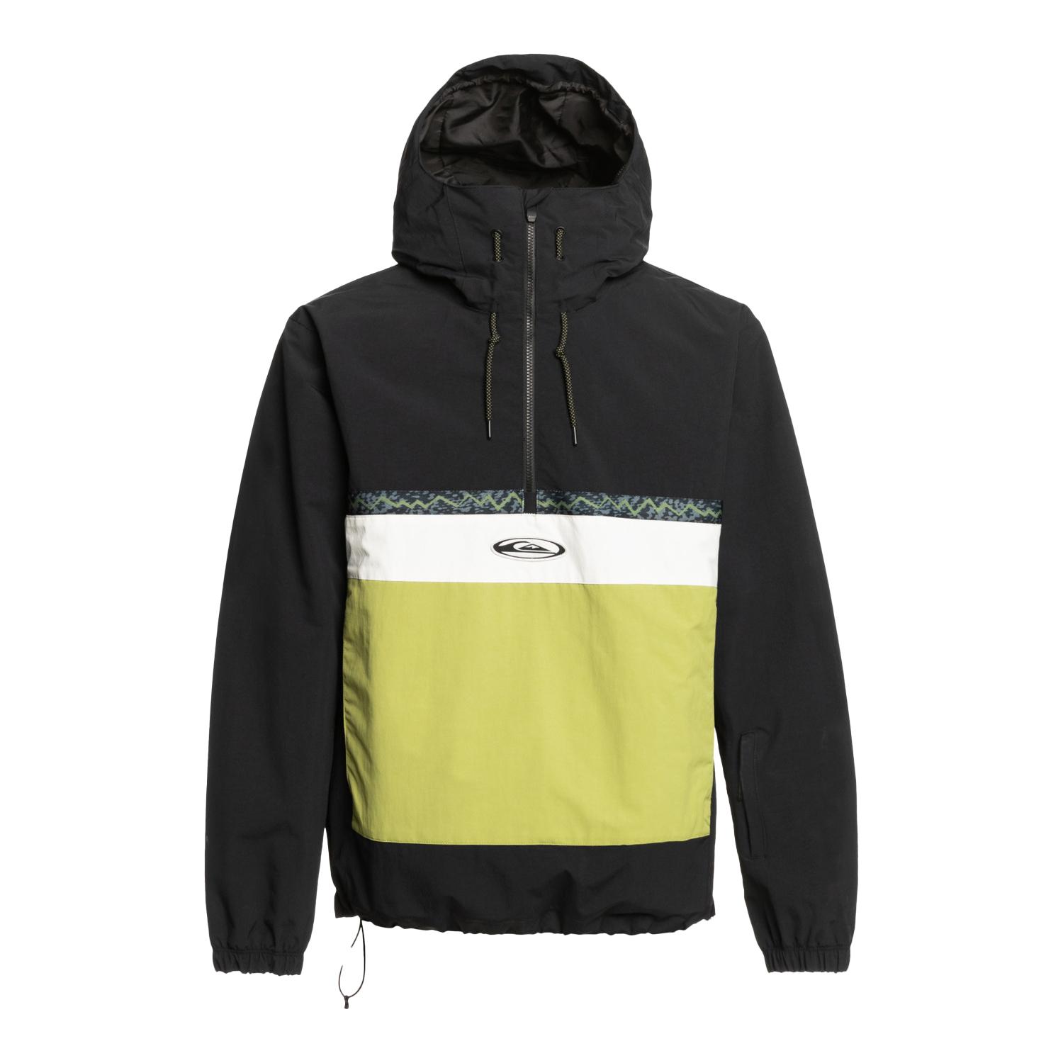 Quiksilver Steeze Unisex Siyah Snowboard Ceketi