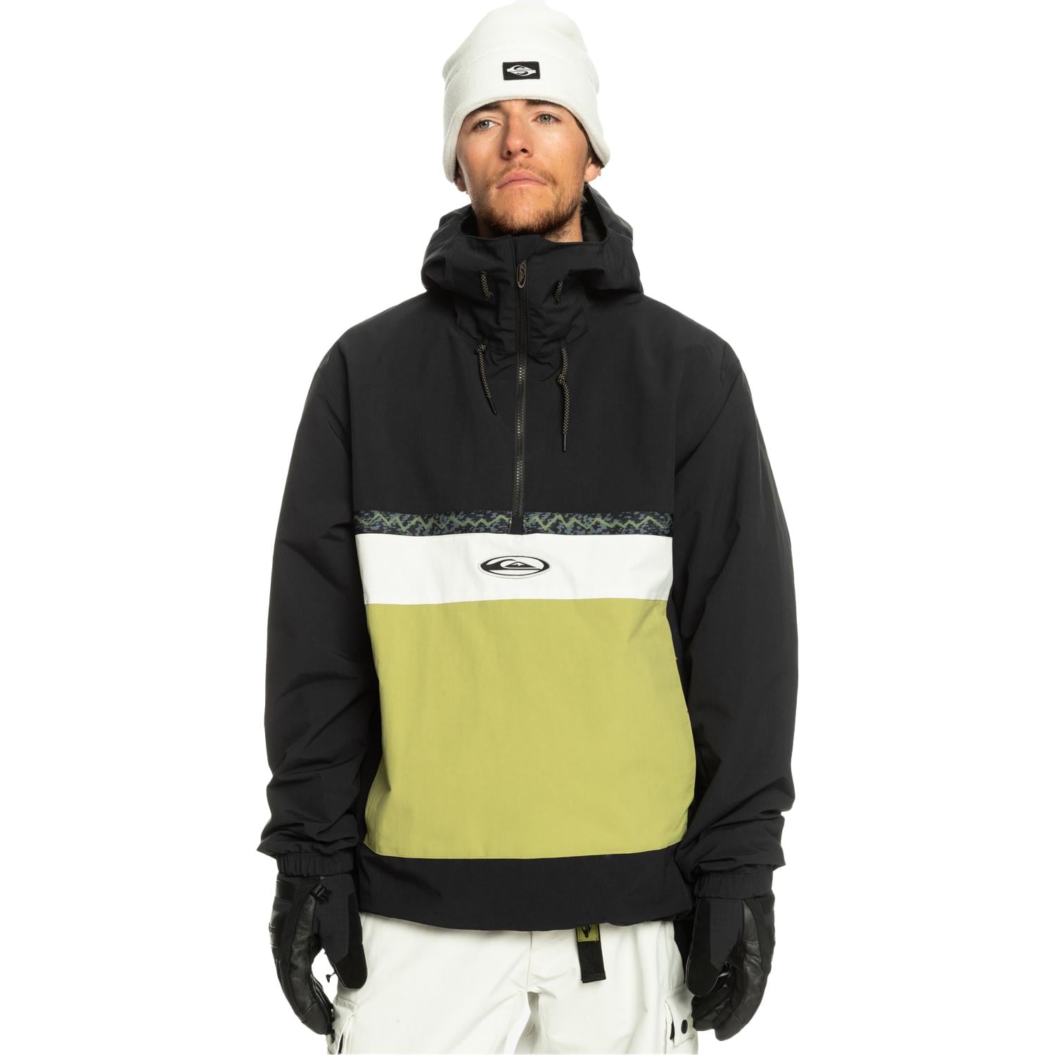 Quiksilver Steeze Unisex Siyah Snowboard Ceketi