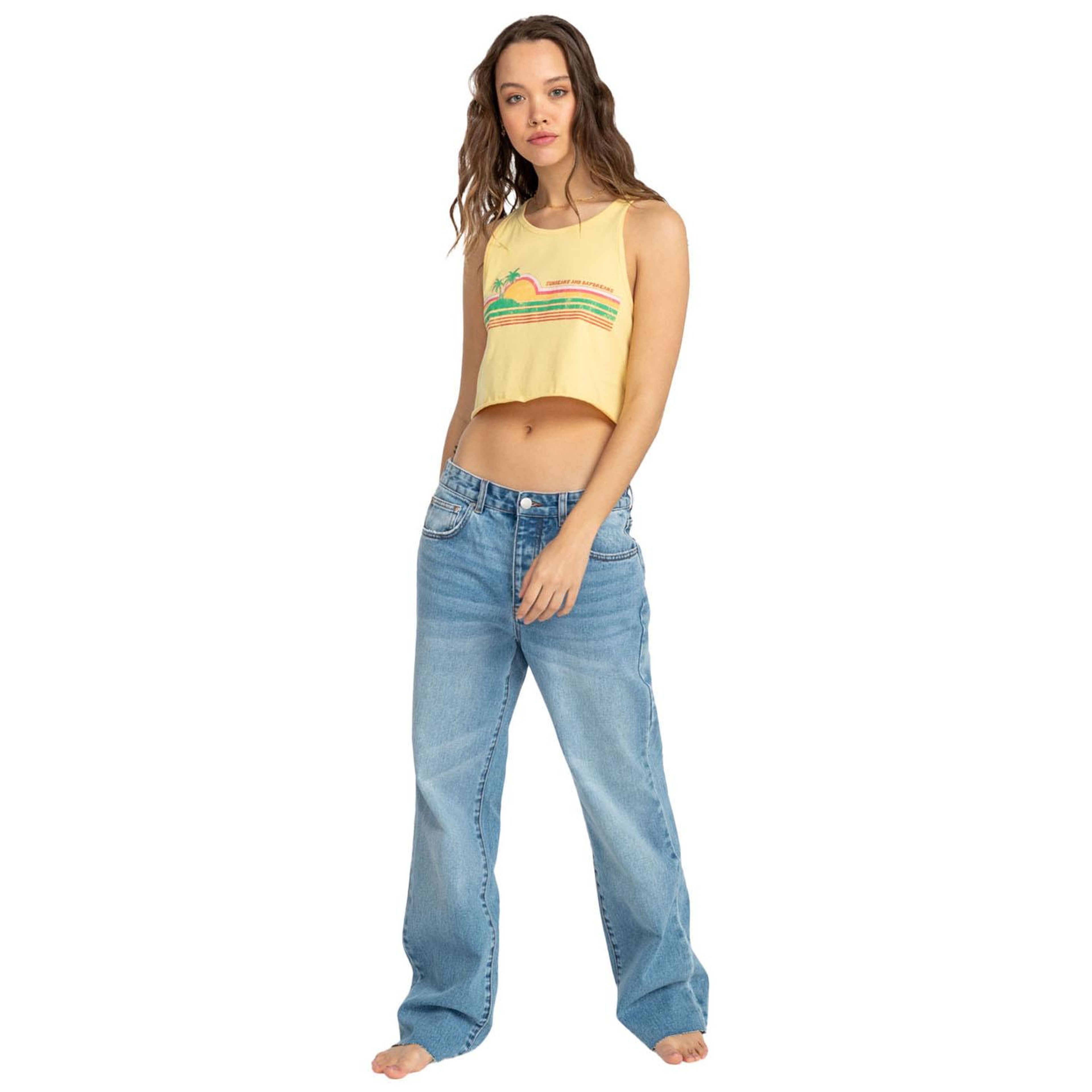 Billabong Lover Kadın Sarı Tank Top