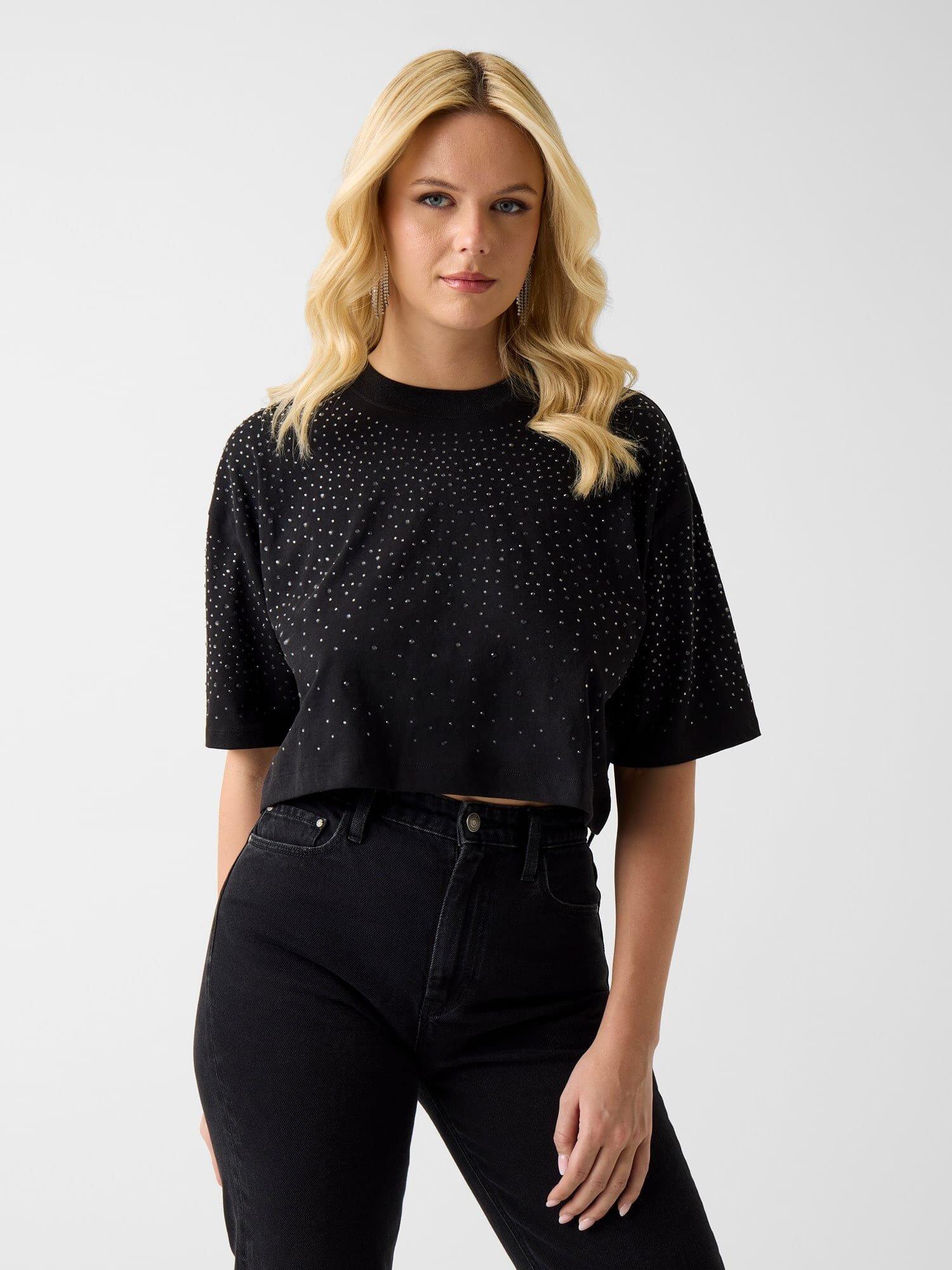 Jersey Kadın Boxy Fit T-Shirt