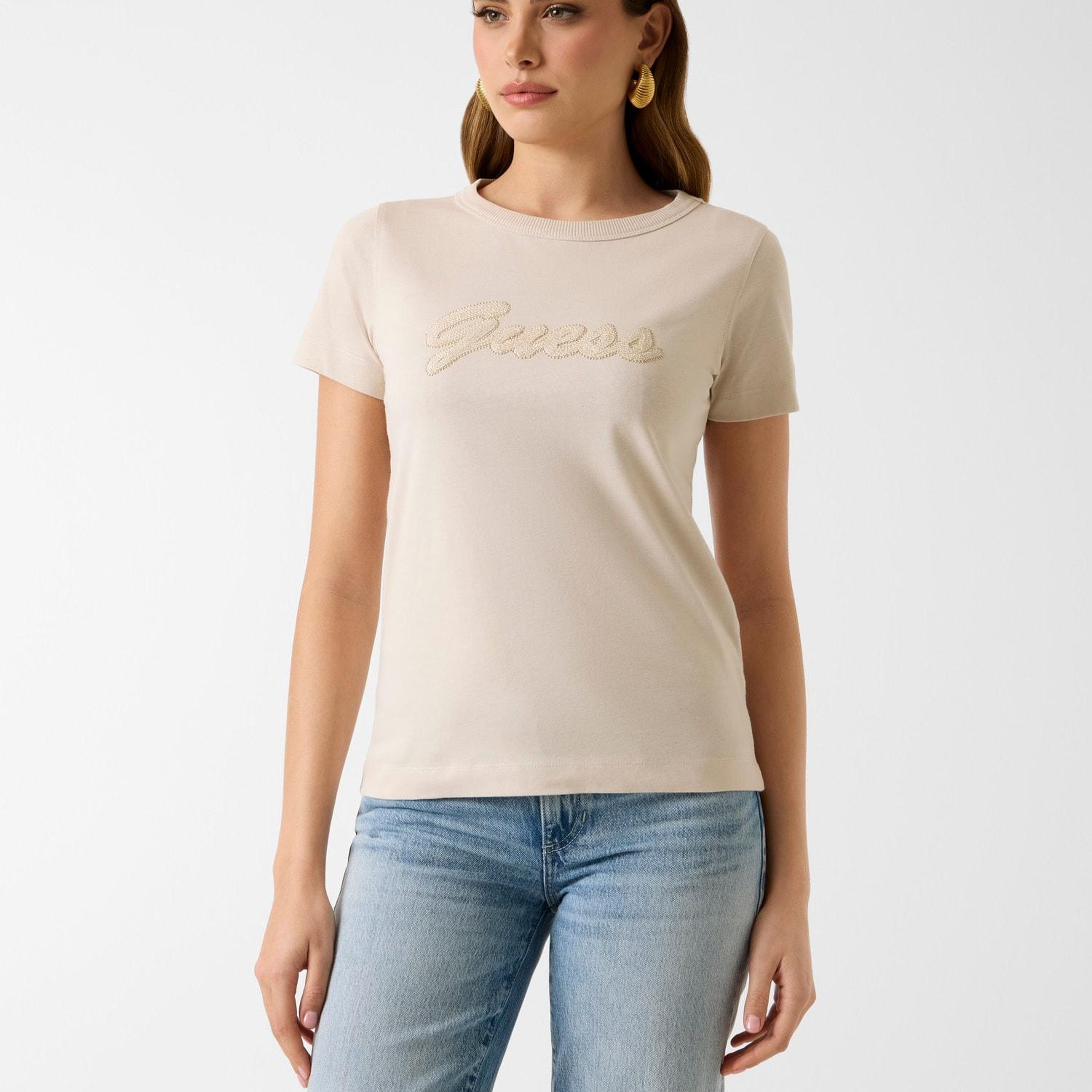 Jersey Kadın Boxy Fit T-Shirt