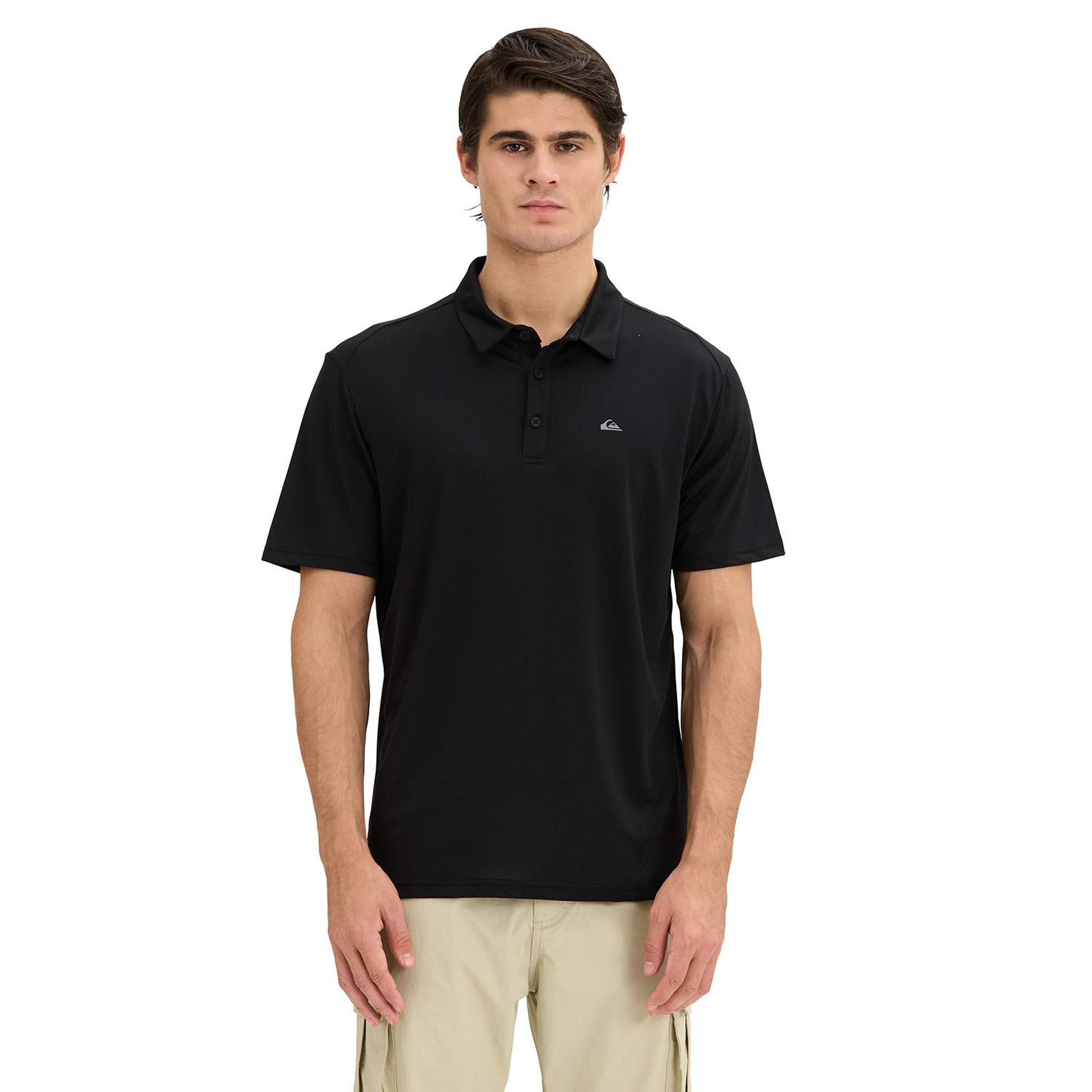 Quıksılver Prowess Polo Erkek Siyah Polo T-Shirt